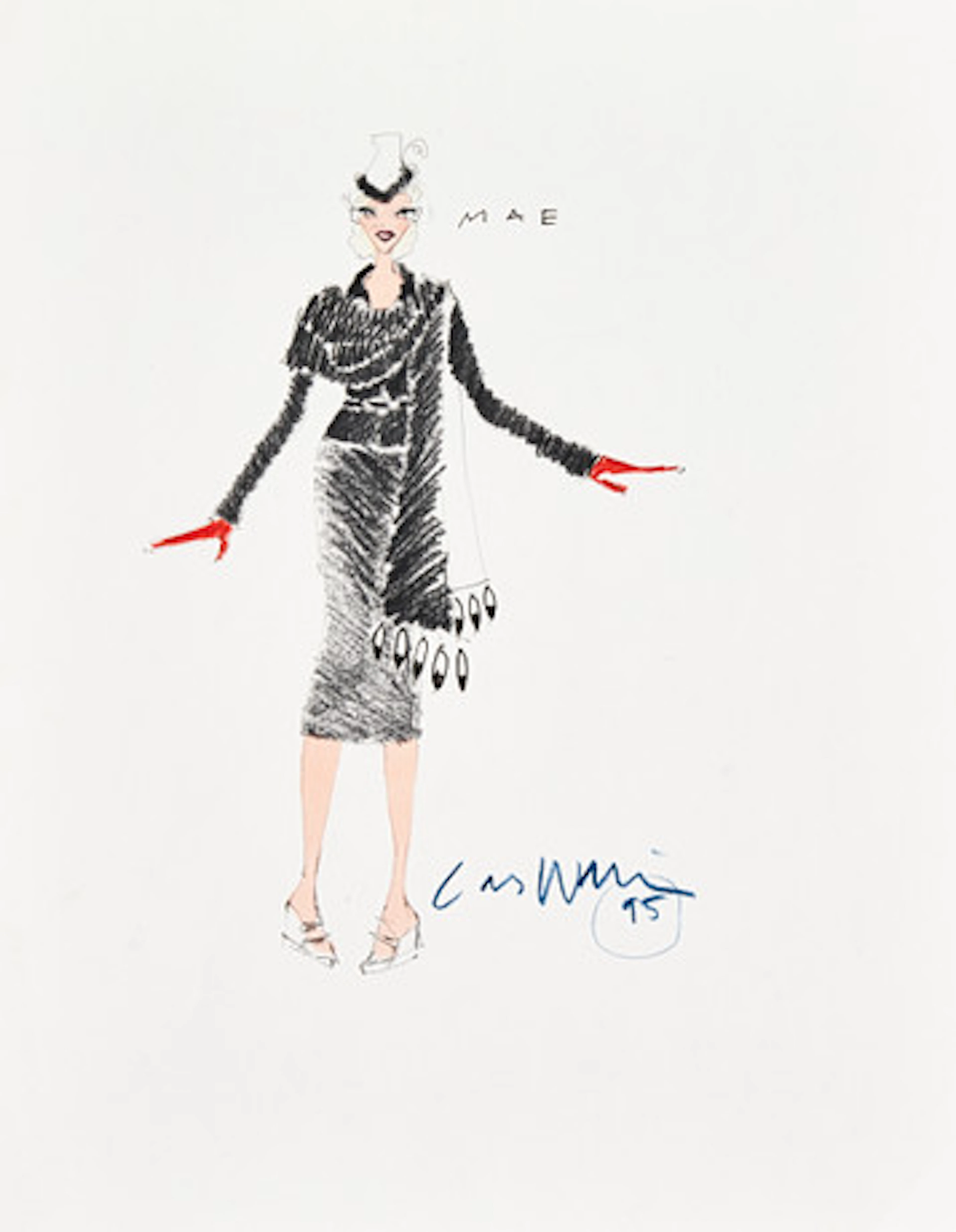 LARS WALLIN, (4) Modeillustrationer/modesk…