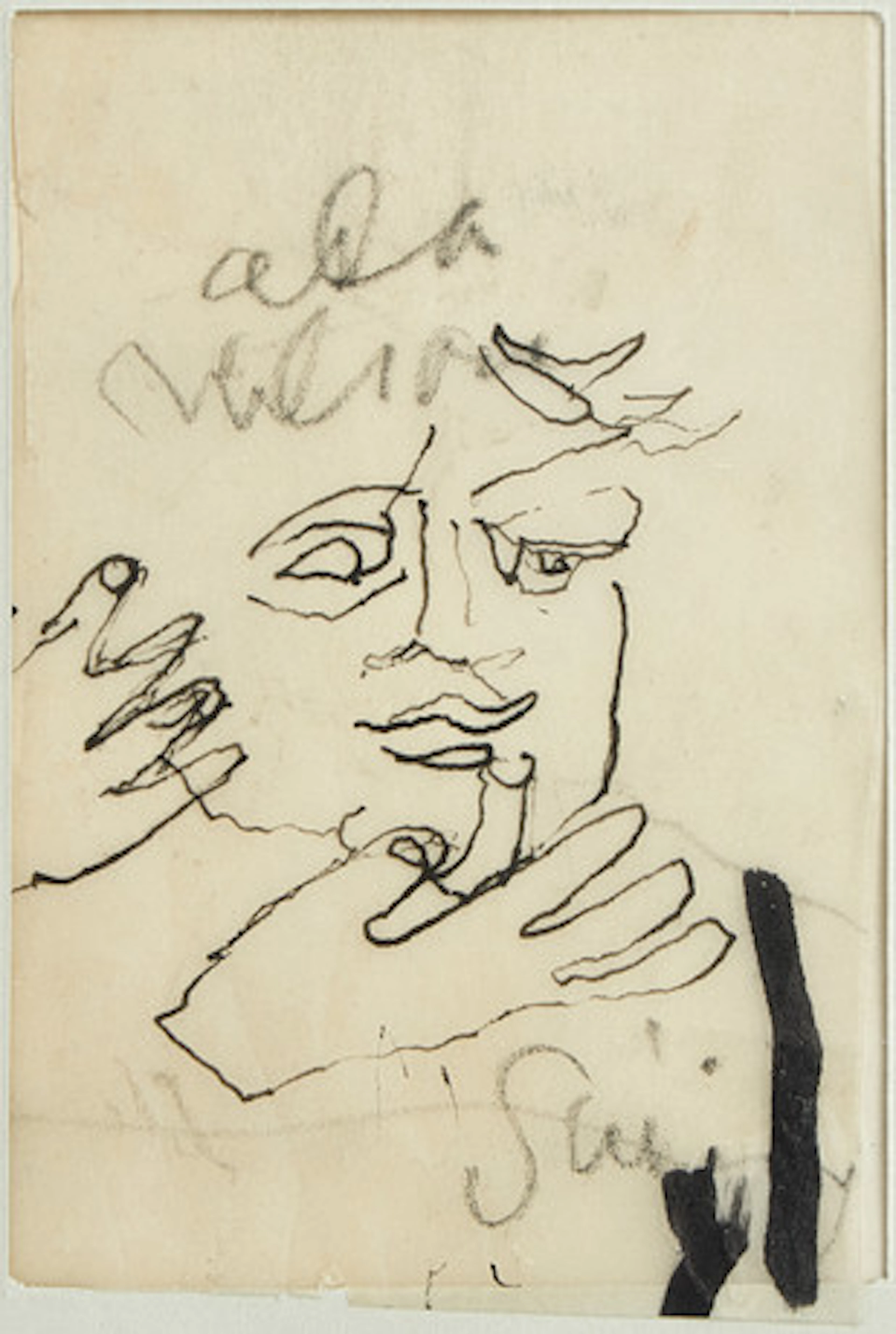 SIRI DERKERT (1888–1973). Skiss till "Ritn…