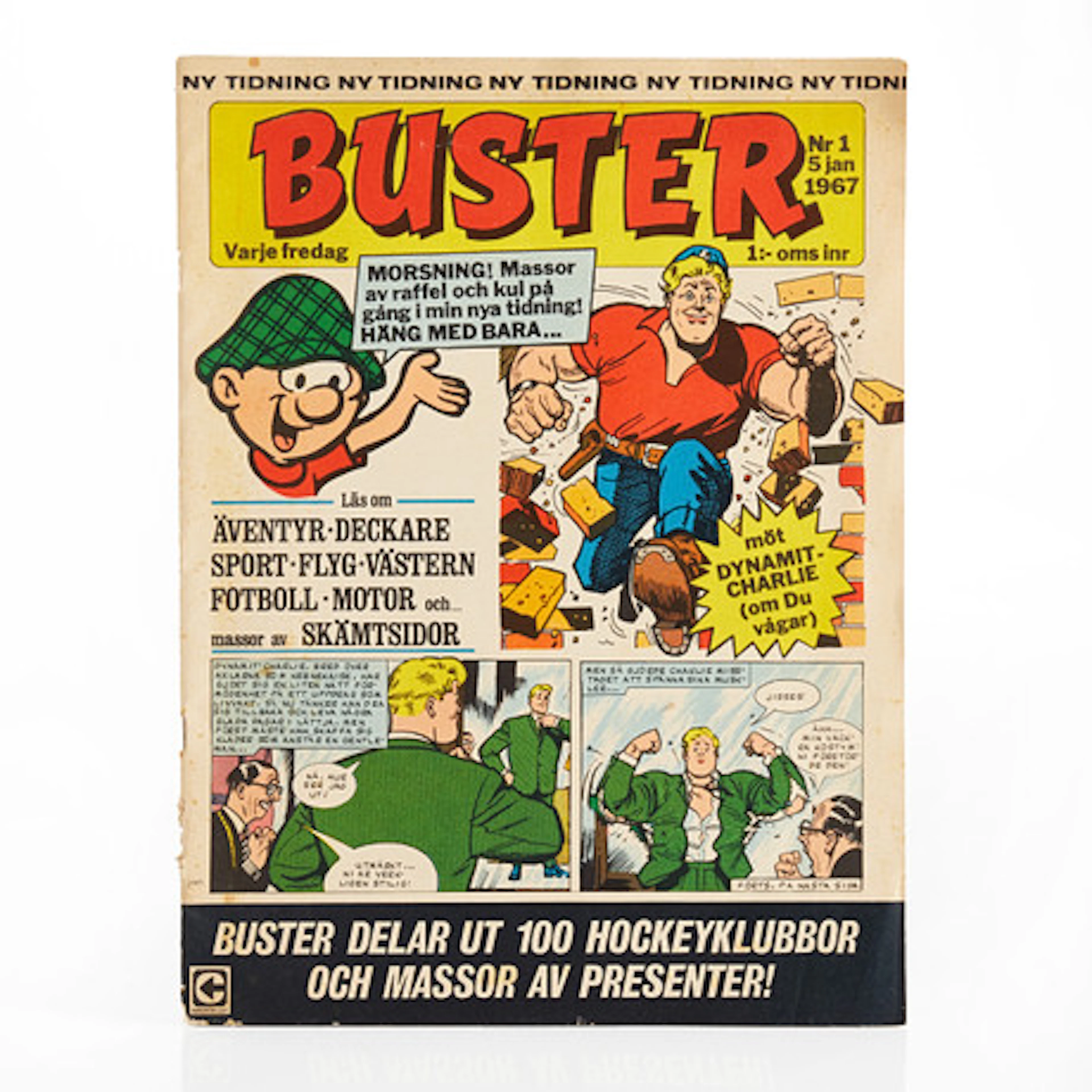 SERIETIDNING, BUSTER, NR 1, 5 jan 1967.