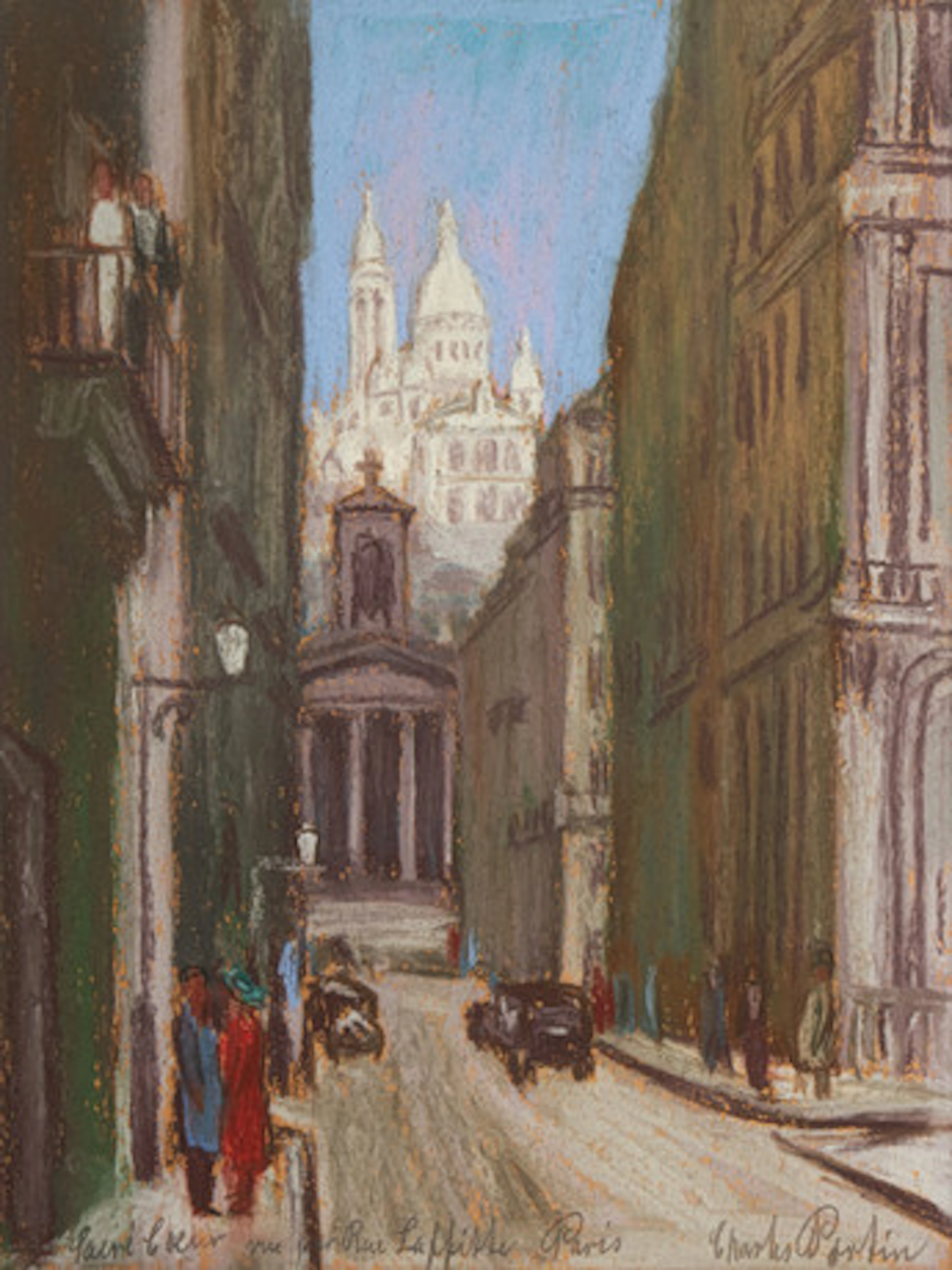 CHARLES PORTIN. "Sacré-Cœur, Rue Lafitte -…