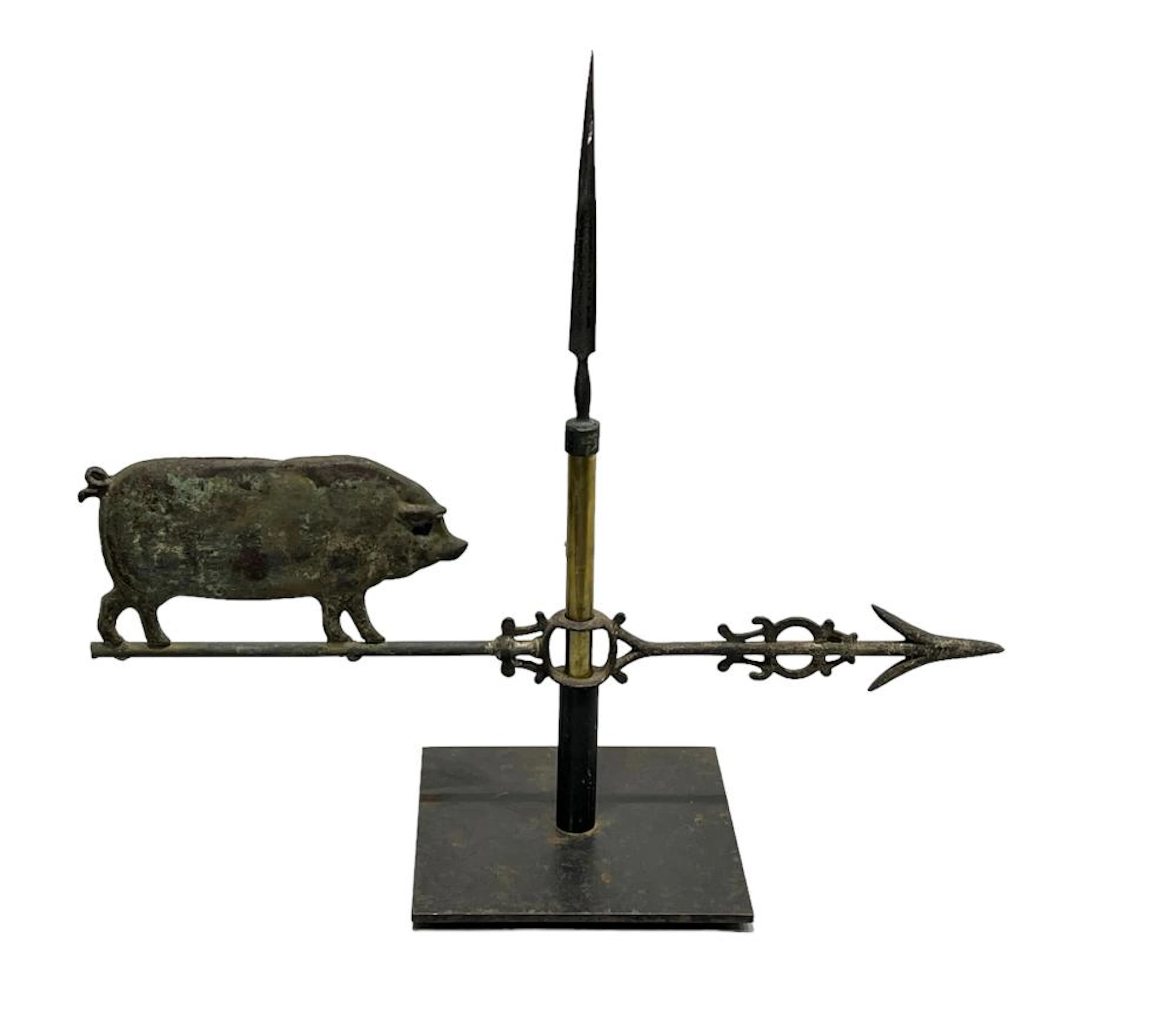 Pig Lightning Rod Directional 20"H, 22" x 8 1/8"