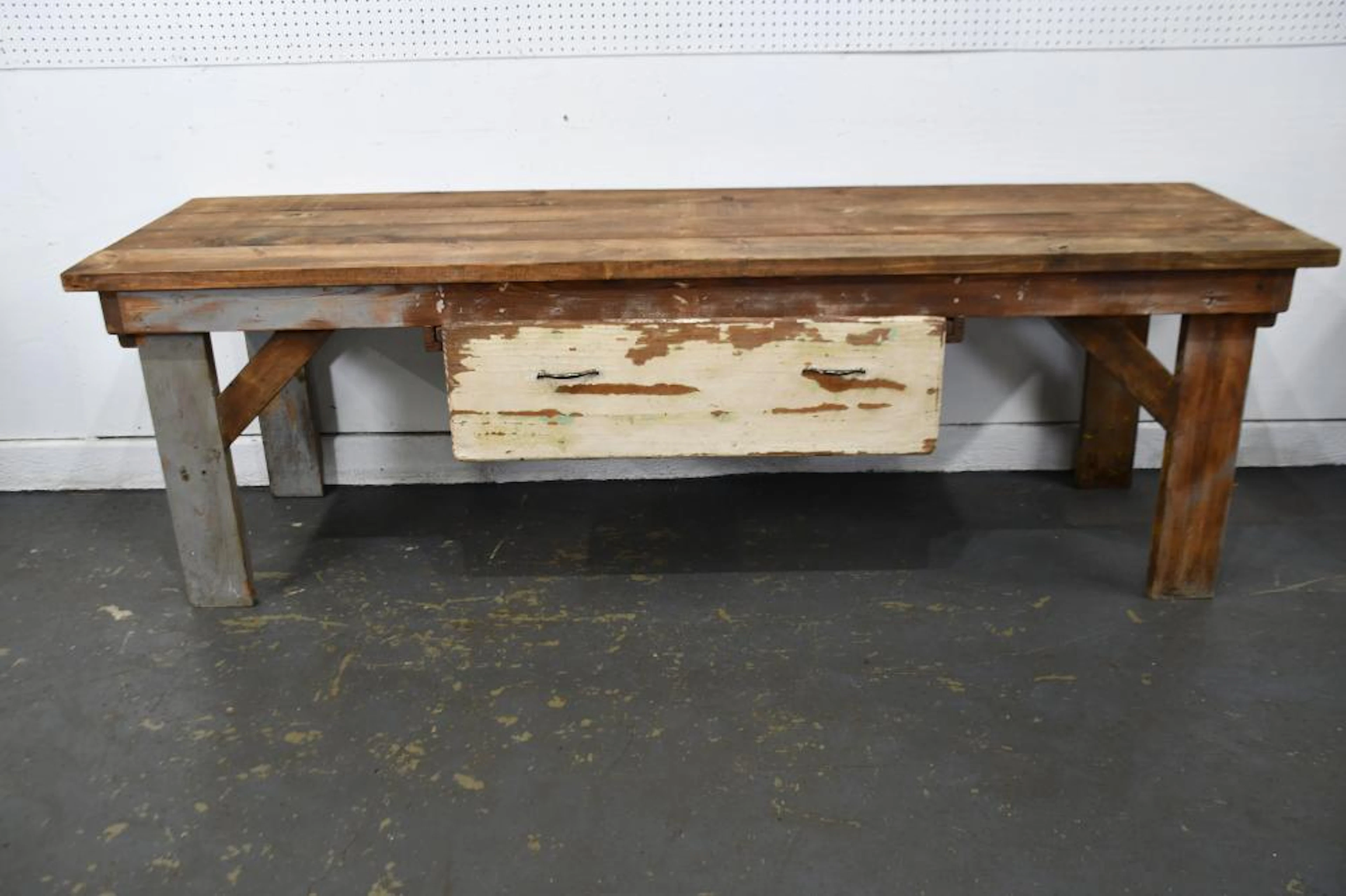 Industrial Work Table w/ Drawer