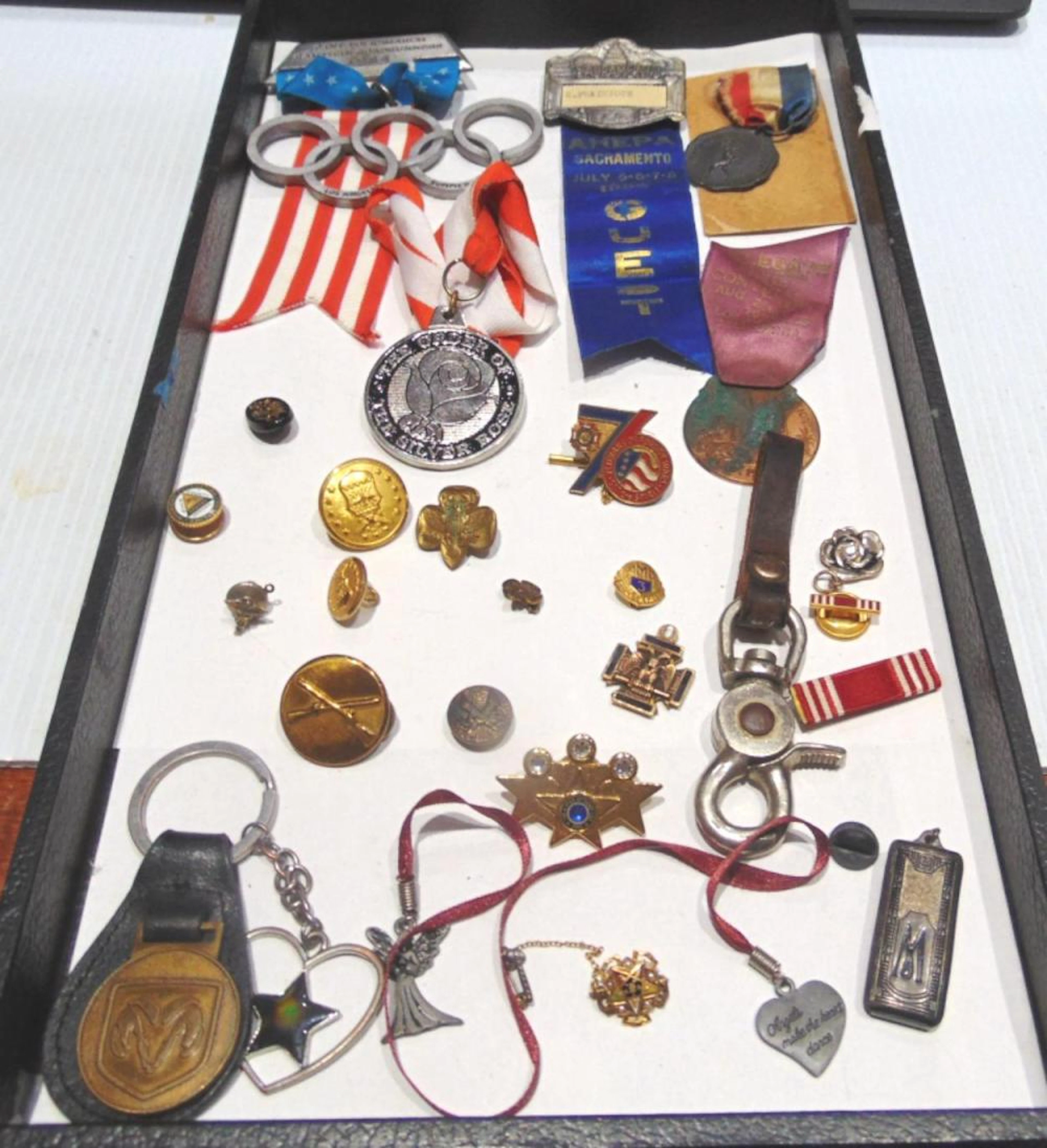 Vintage Military Pins,Metals,Buttons& More