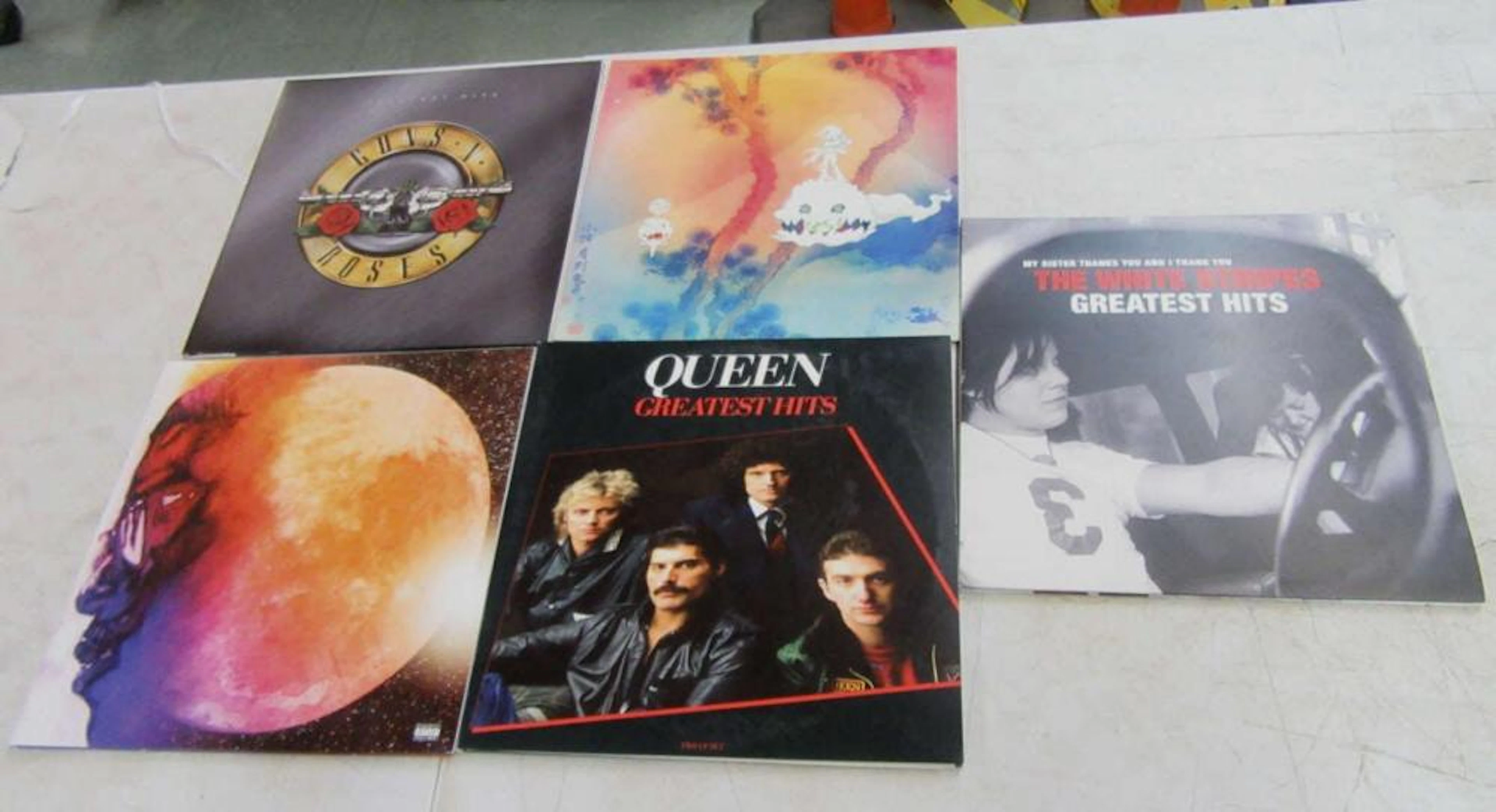 5-Mixed Genre Vinyl Records