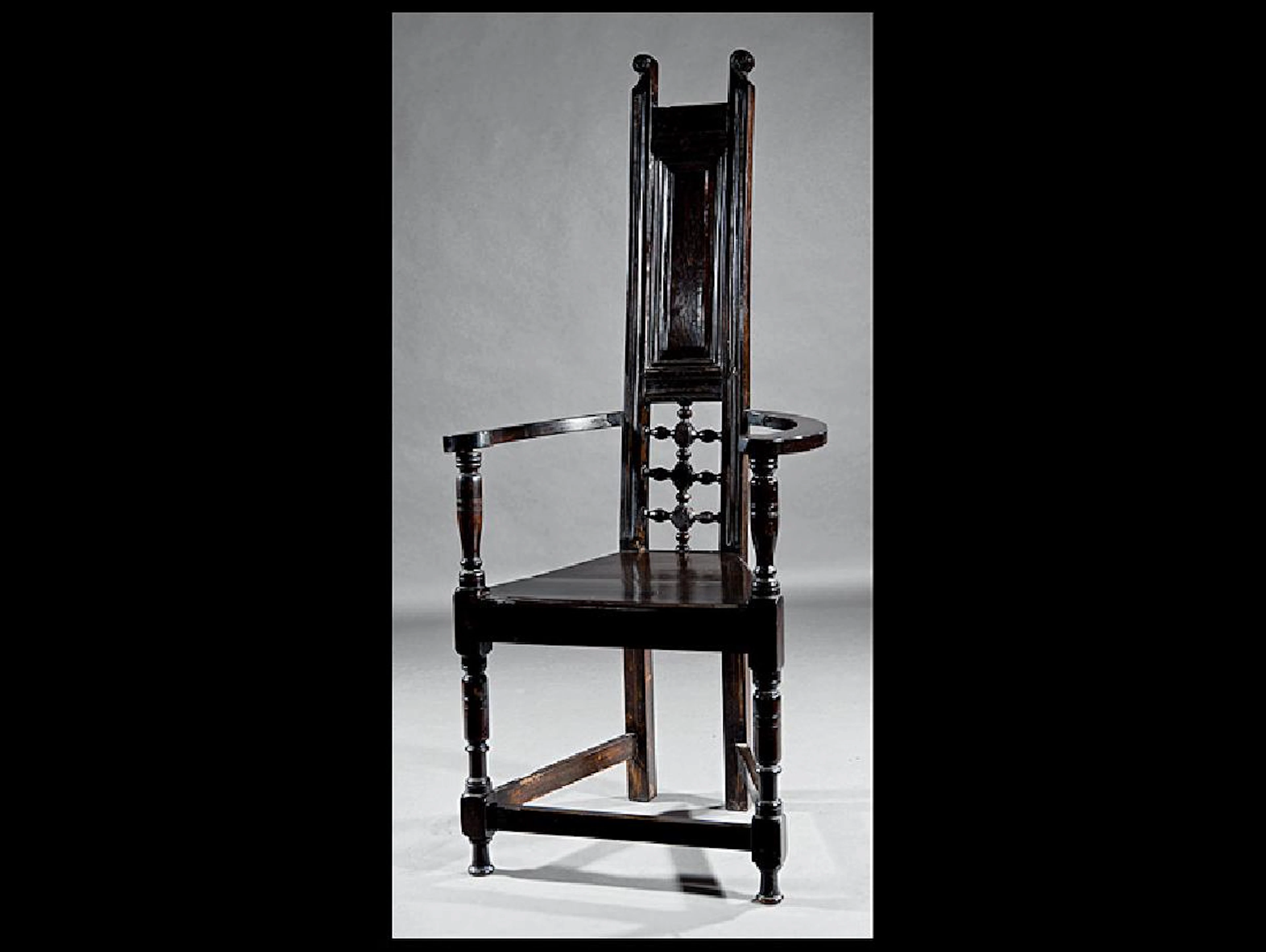 West Indies Carved Tropical Hardwood Gossip Chair