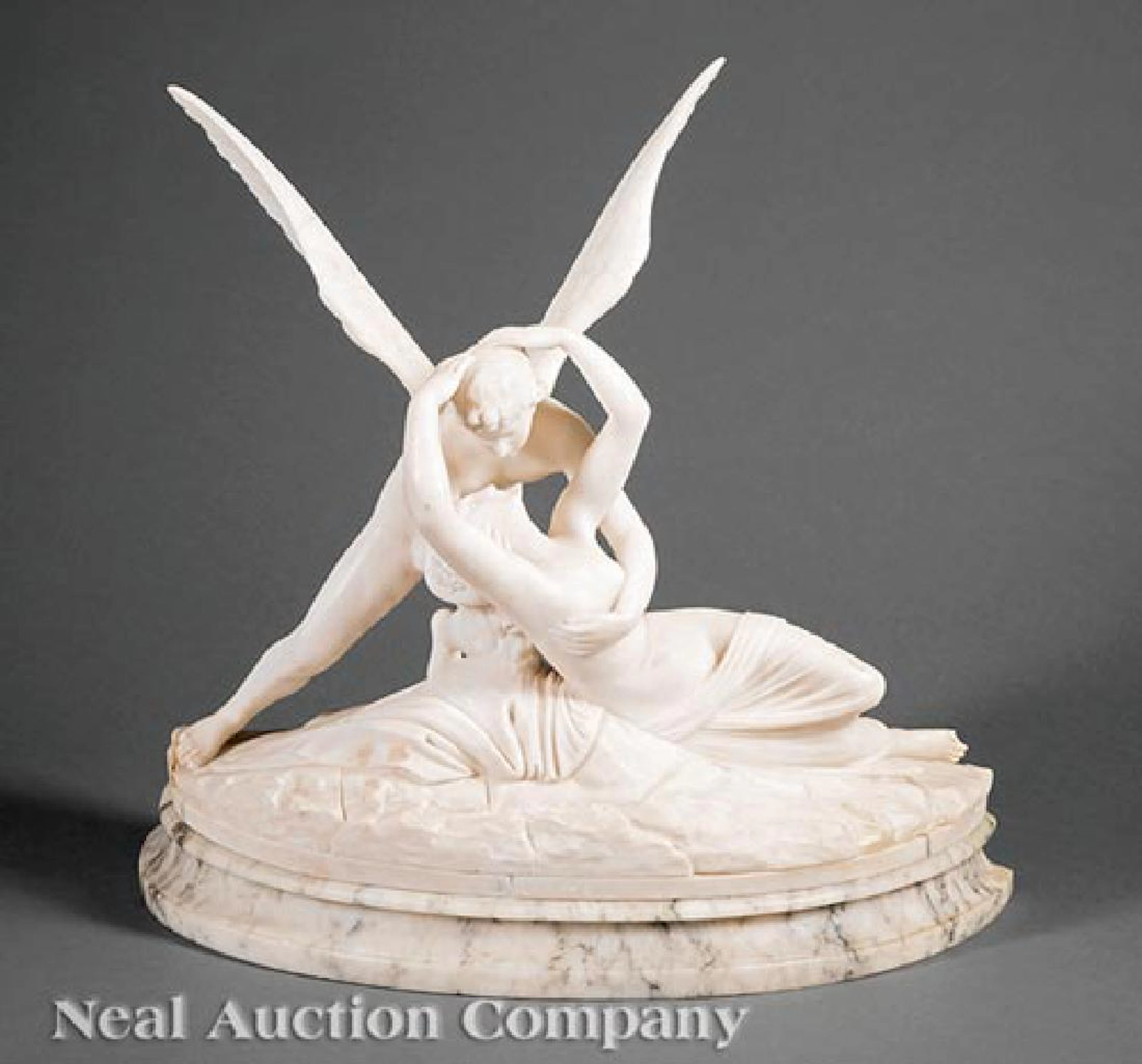 Carved Marble Figural Group