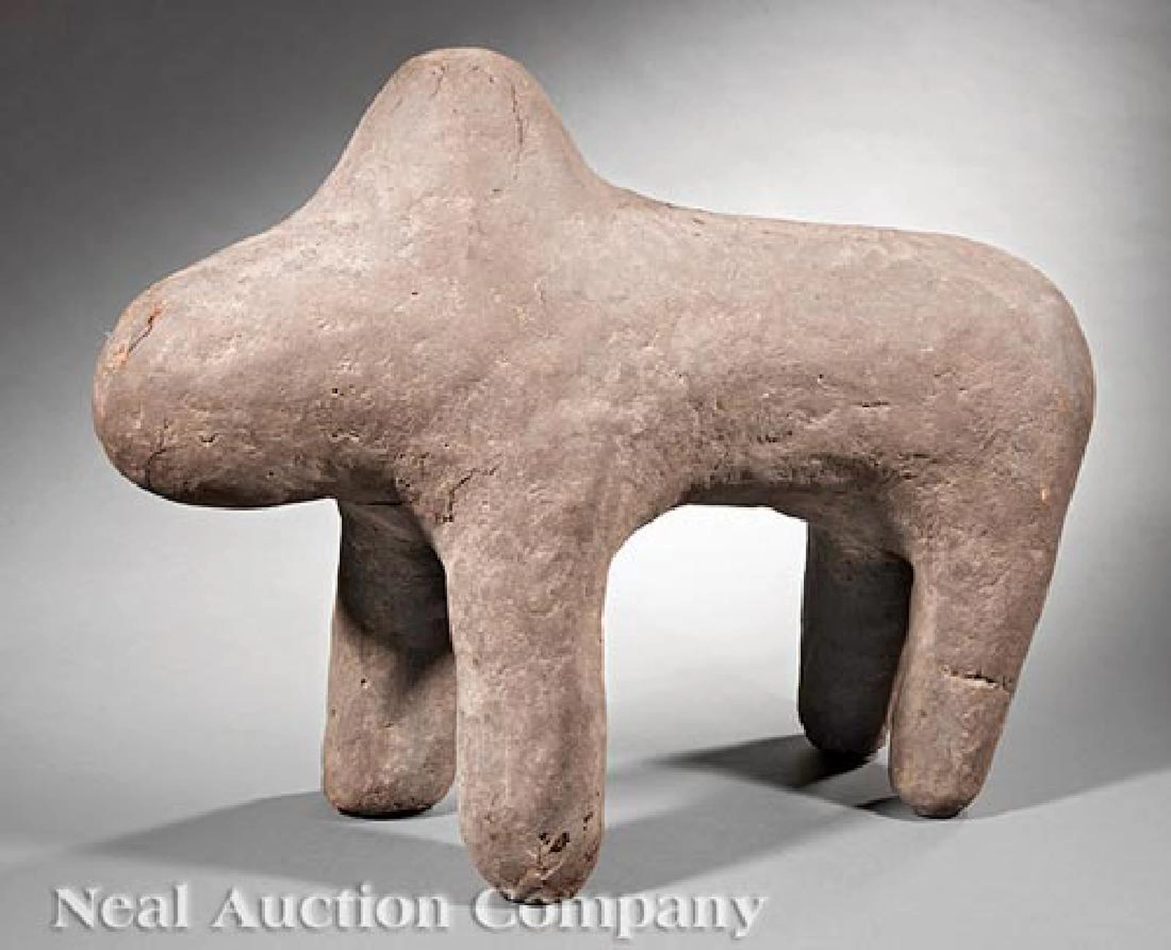 African Clay and Mixed Media Boli Figure