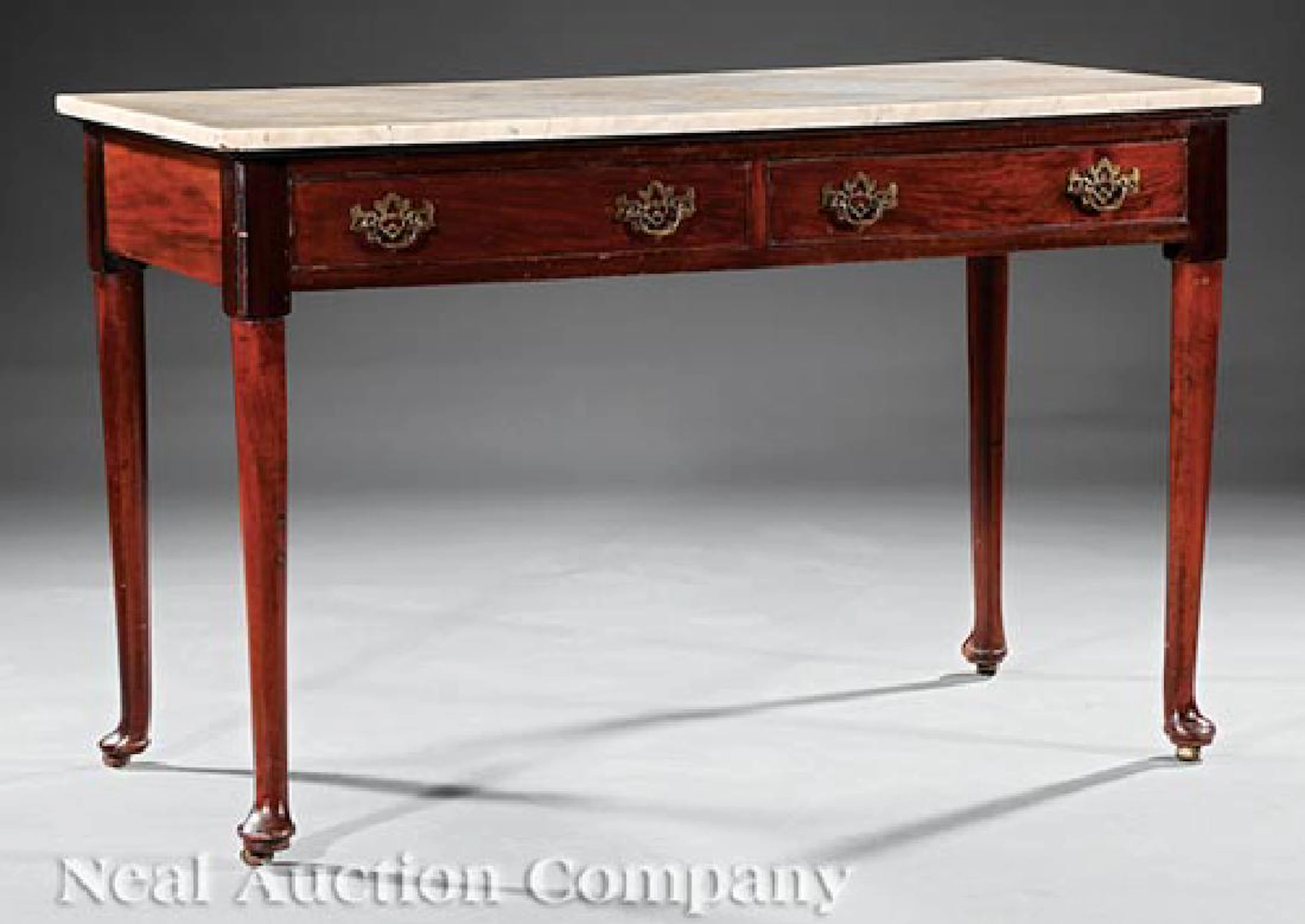 English Mahogany Serving Table