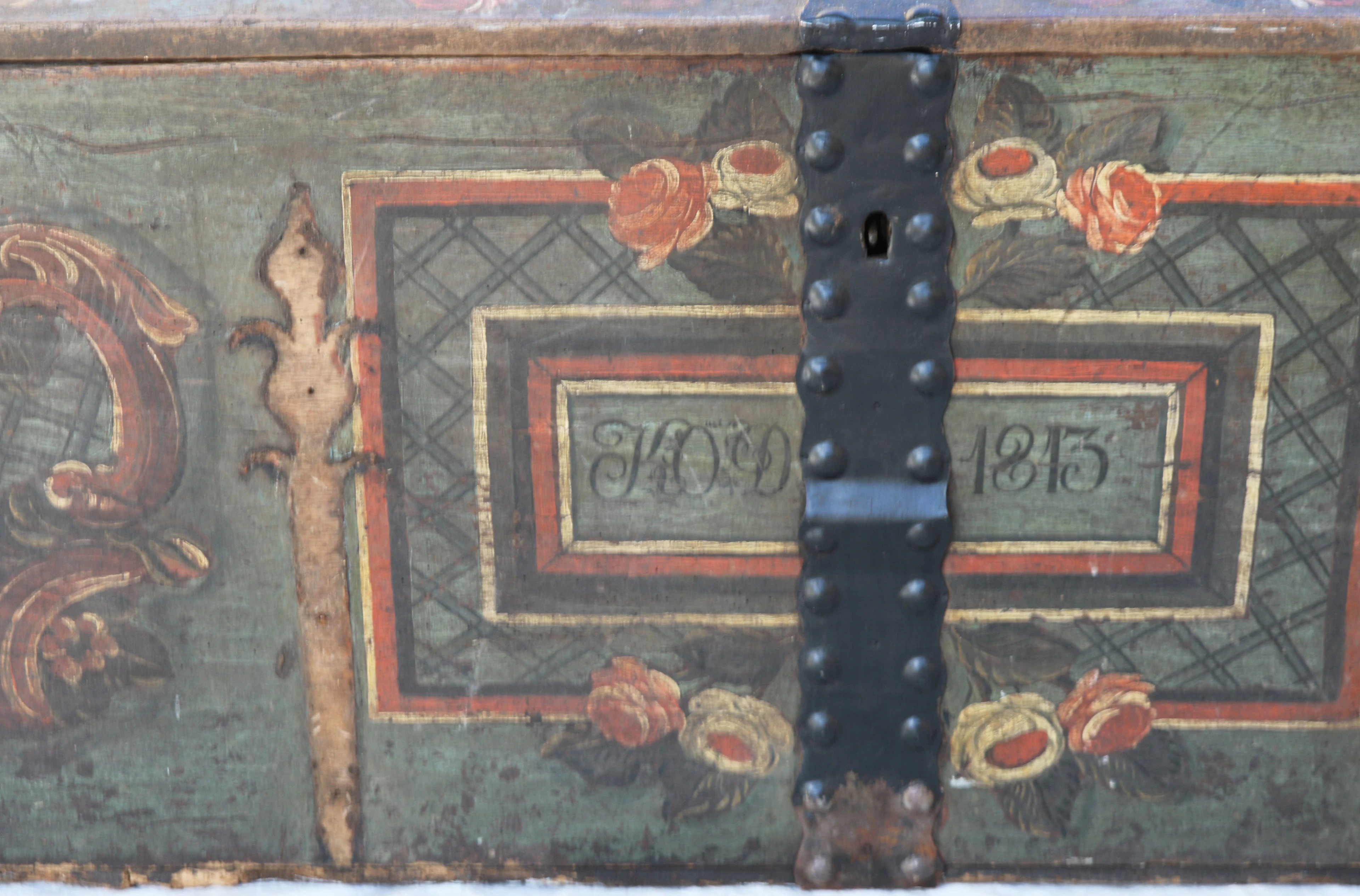Kista, allmoge, daterad 1813