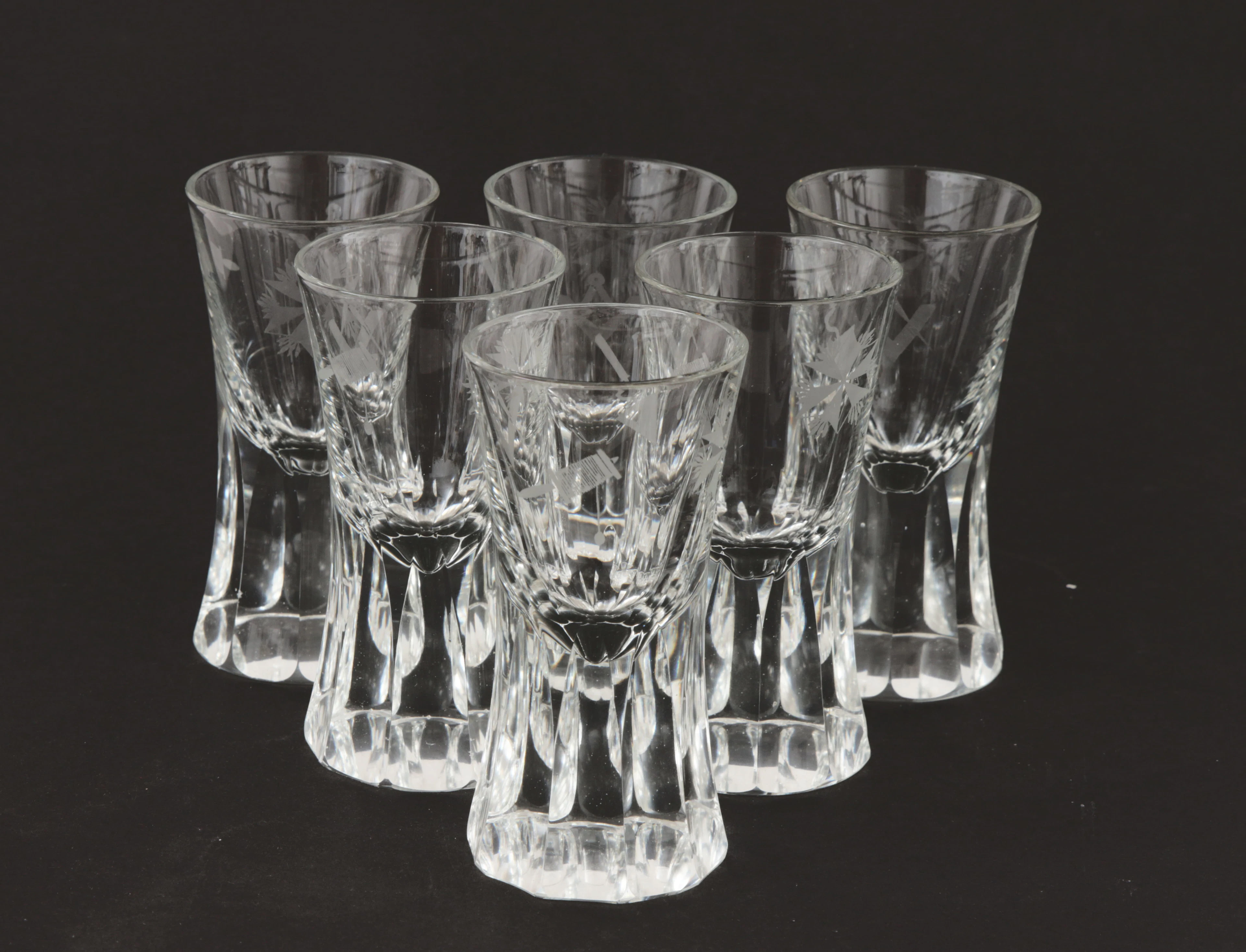 Frimurarglas 6st, 1900-tal