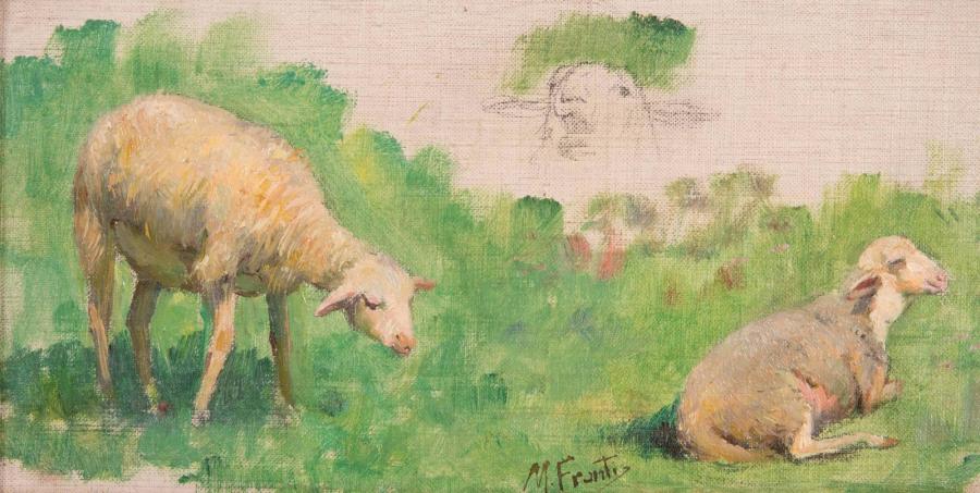 Michel FRONTI (1862-?) Moutons