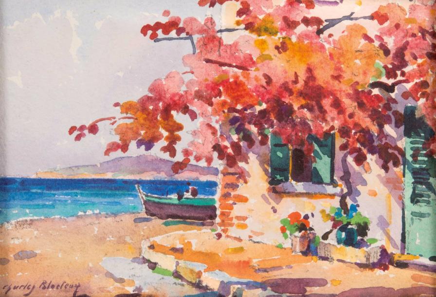 Charles BLOCTEUR (XIX-XX) Cabanon