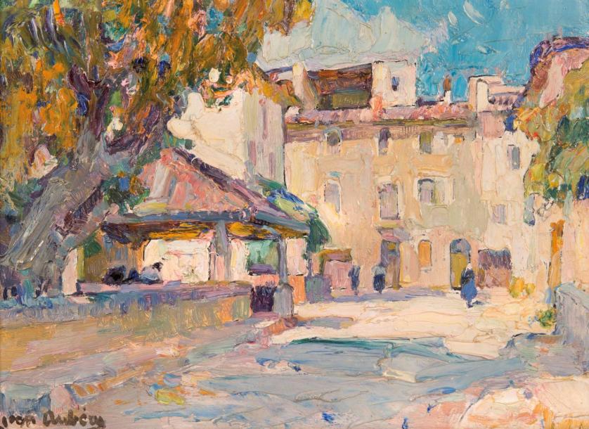 Jean AUBERY (1880-?) Lavoir