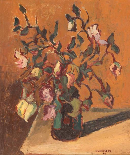 Pierre TROFIMOFF (1925-1996) Les roses