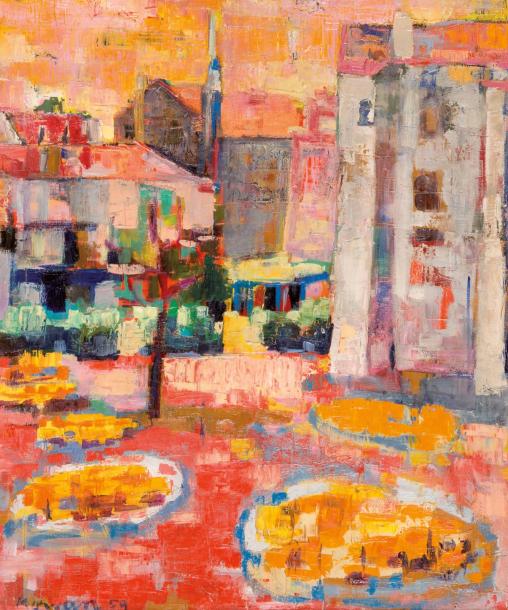 Jean-Jacques MORVAN (1928-2005) La chapelle de l’Annonciade à Saint-Tropez