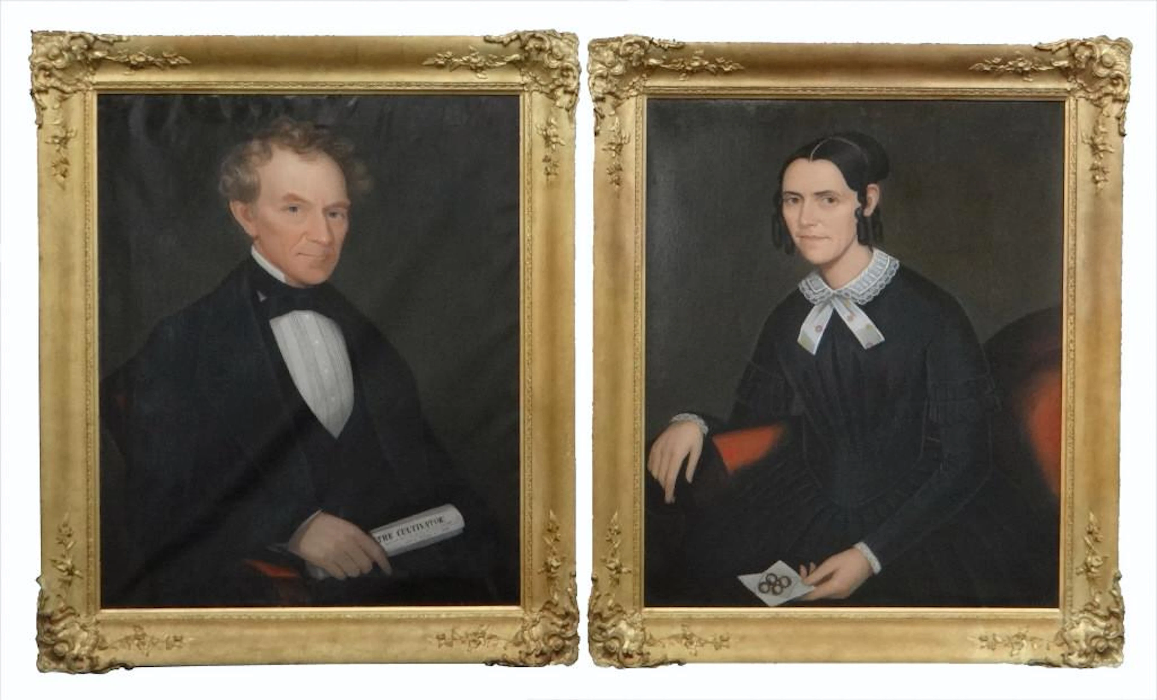Ammi phillips portraits mr. & mrs luther tucker