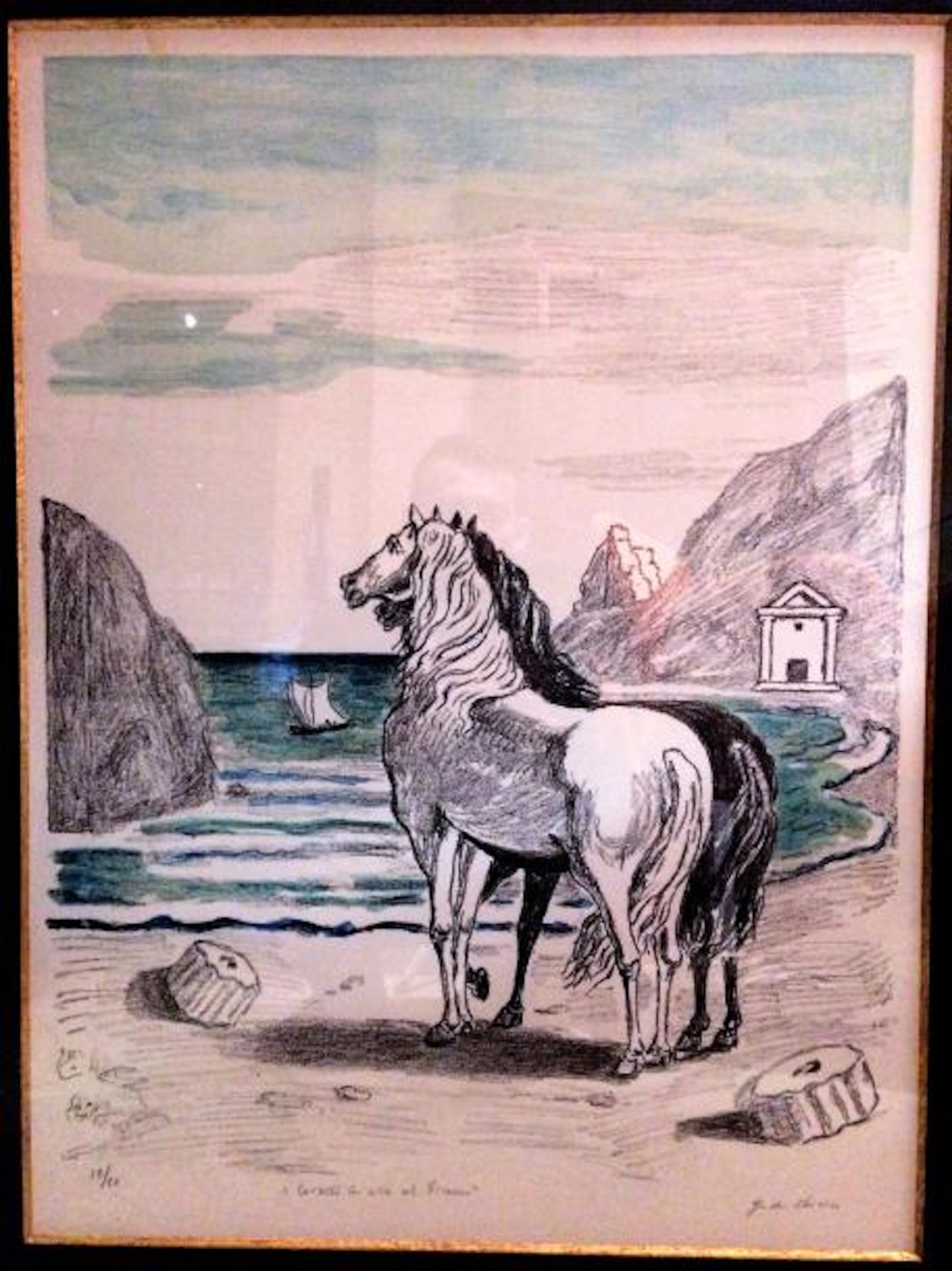 Giorgio de CHIRICO Chevaux aux bords de…