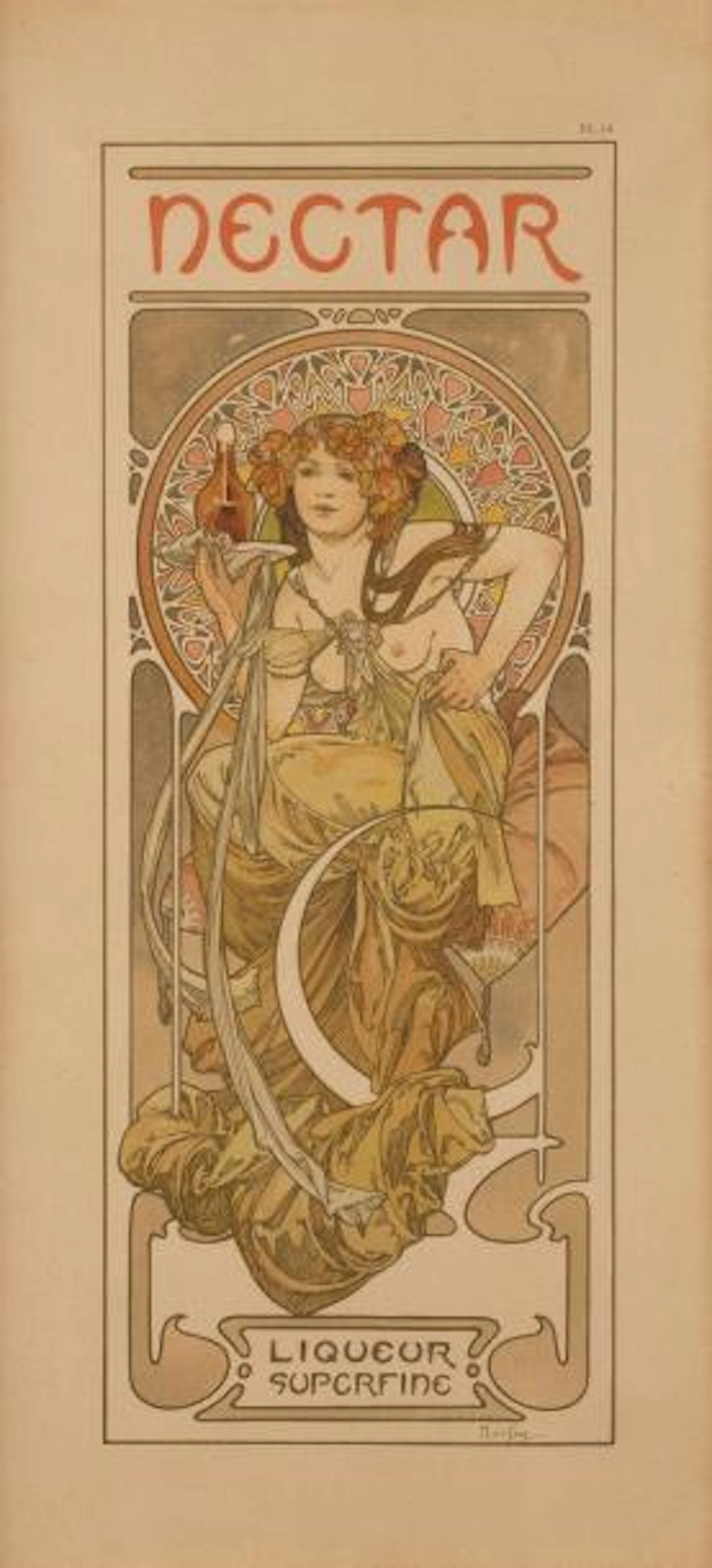 Alphonse MUCHA (1860 - 1939) Document Décoratif…