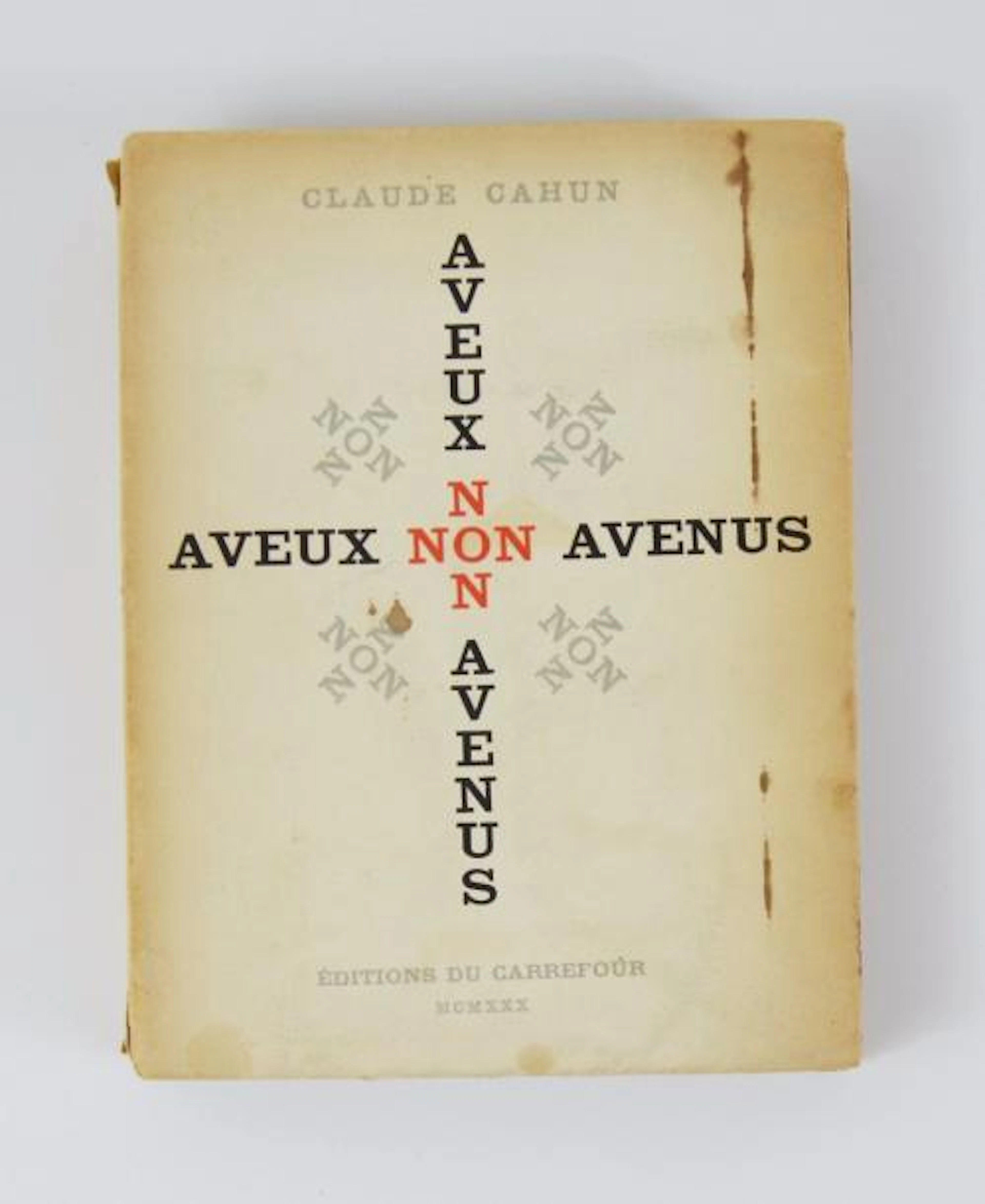 Surréalisme - MOORE & CAHUN (Claude). Aveux…