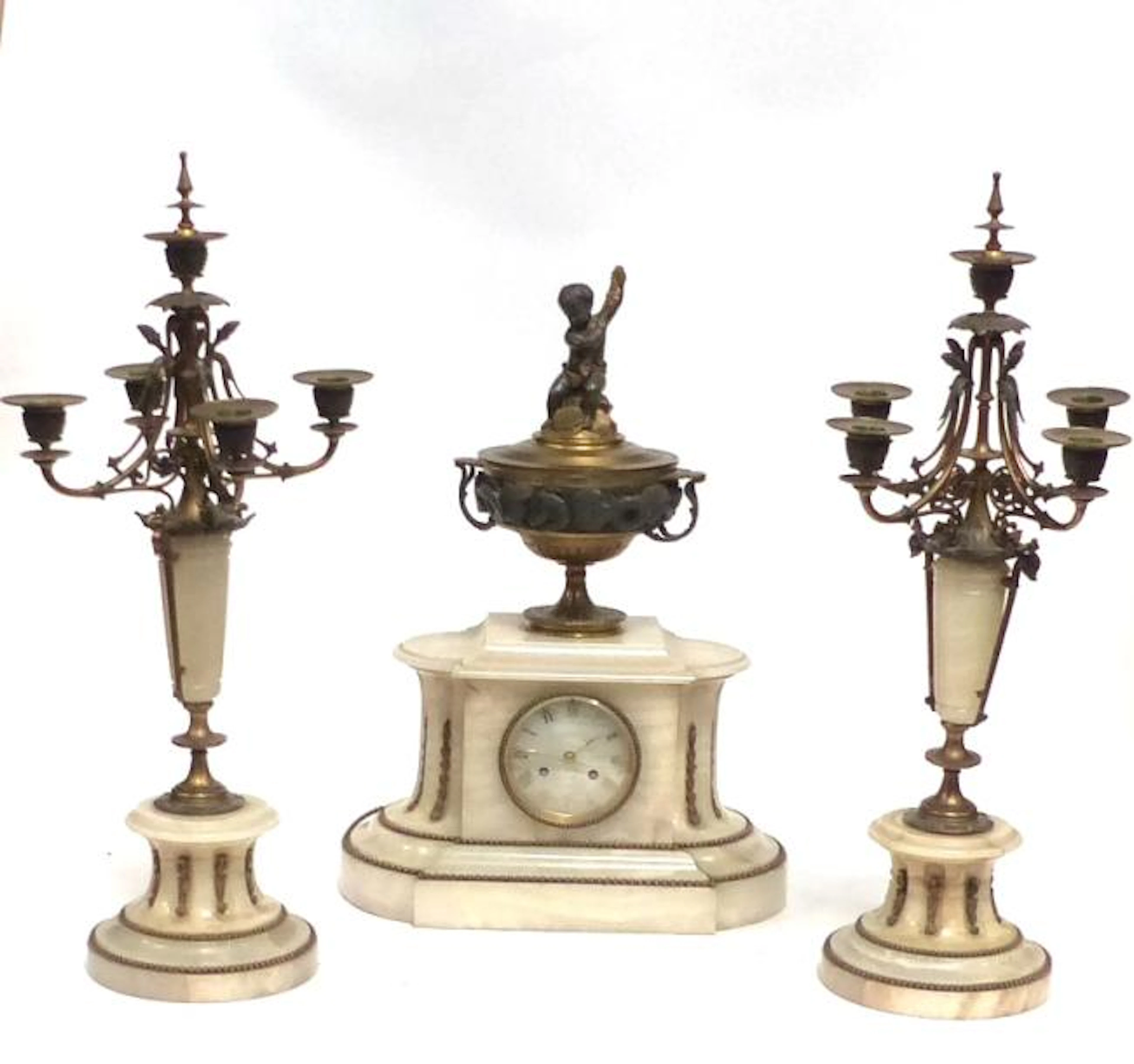 Garniture de cheminée de style Empire en…