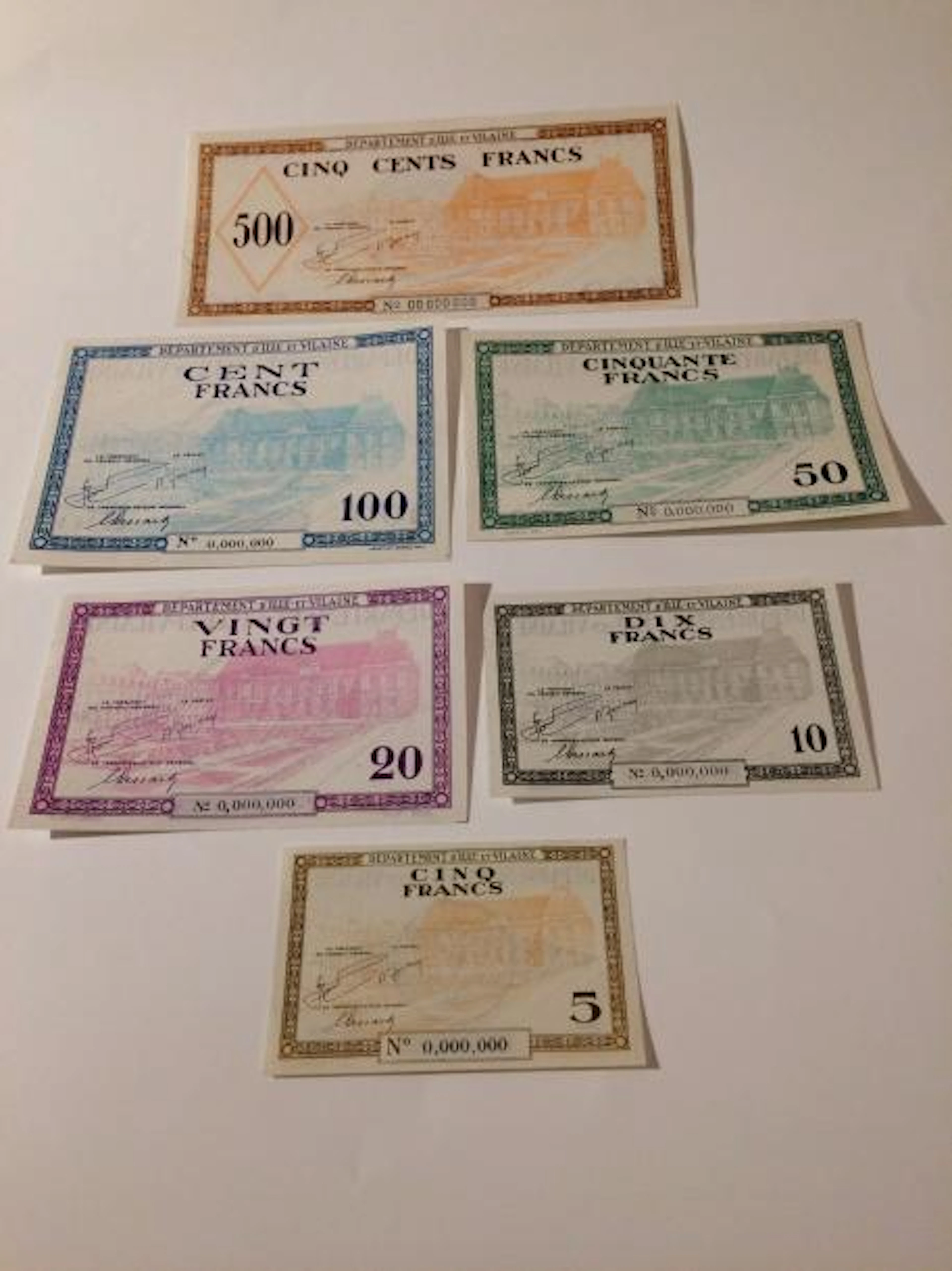 BILLETS de NECESSITE de la SECONDE GUERRE…