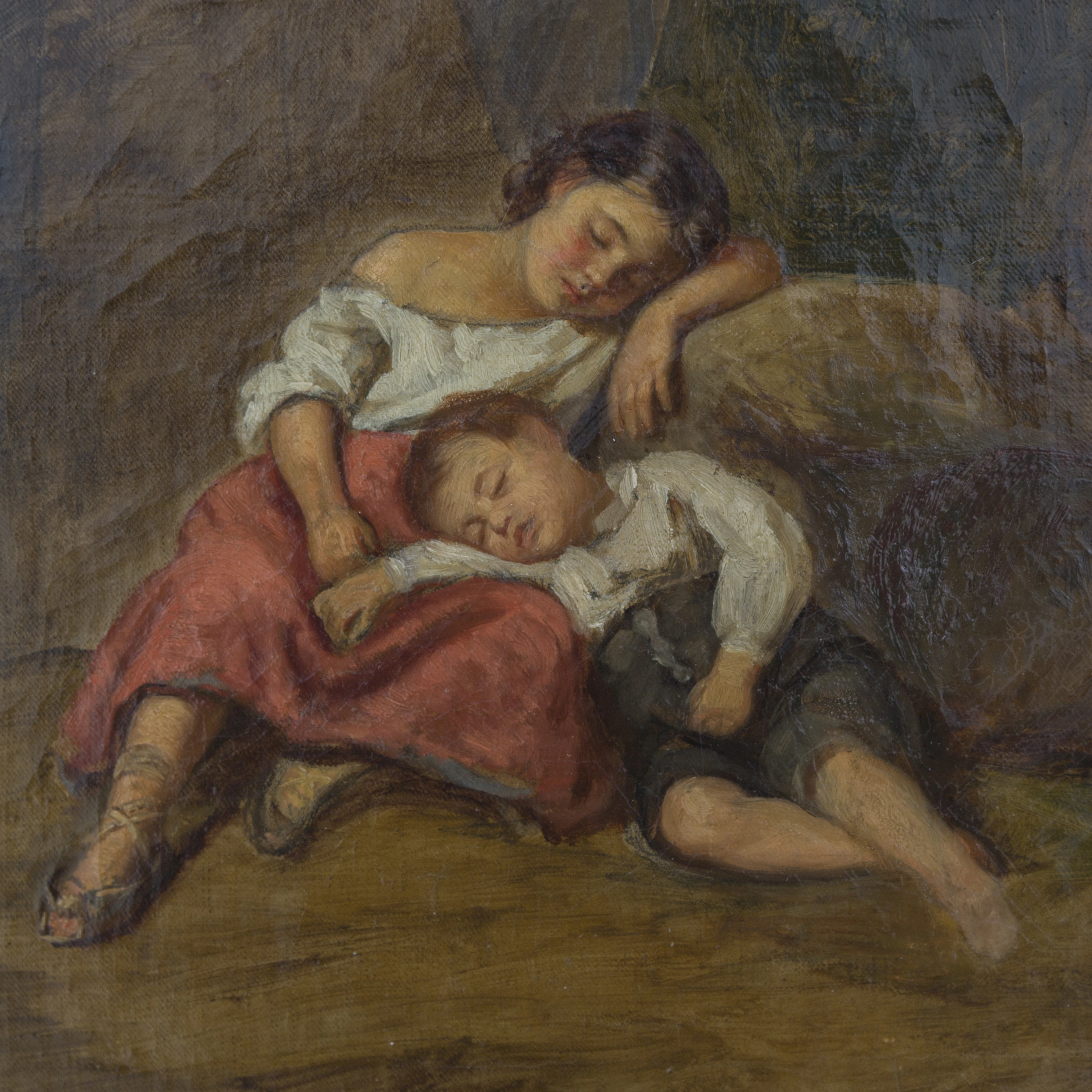 AMALIA LINDEGREN, TILLSKRIVEN. OLJA på duk, osignerad, 1800-tal.