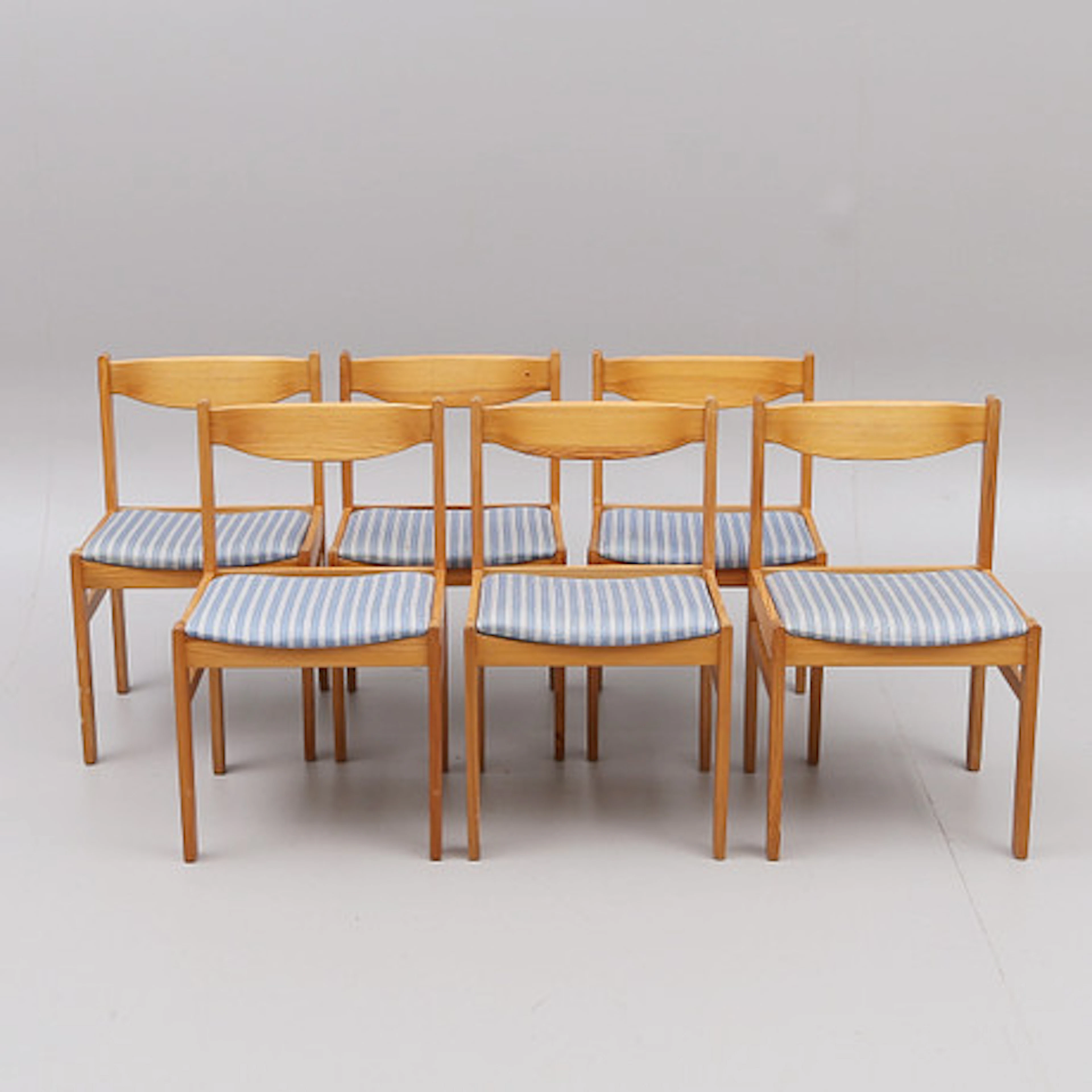 ERIK WÖRTS. STOLAR, 6 st, furu, Ikea Älmhu…