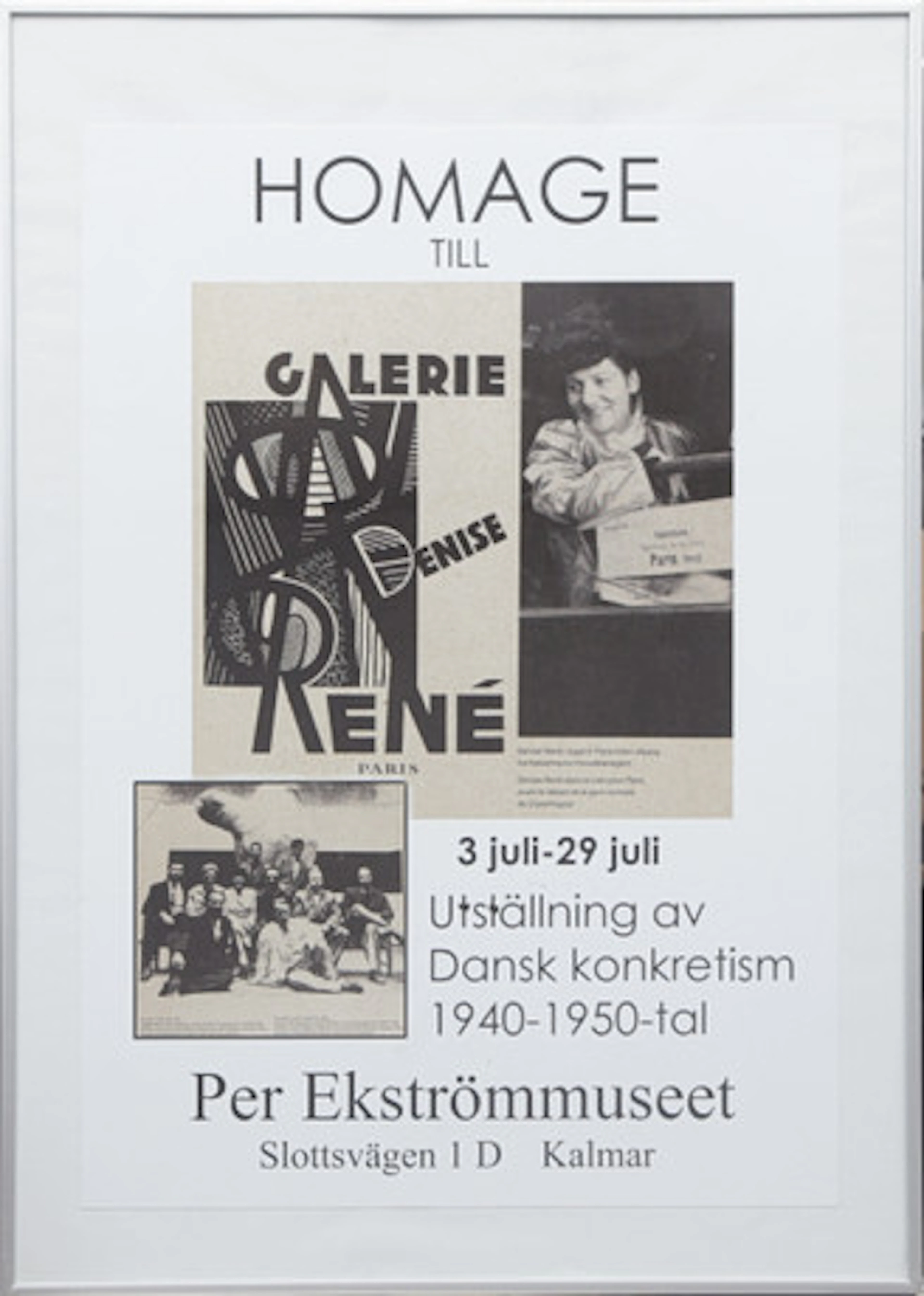AFFISCH, Dansk Konkretism, Per Ekströmmuse…