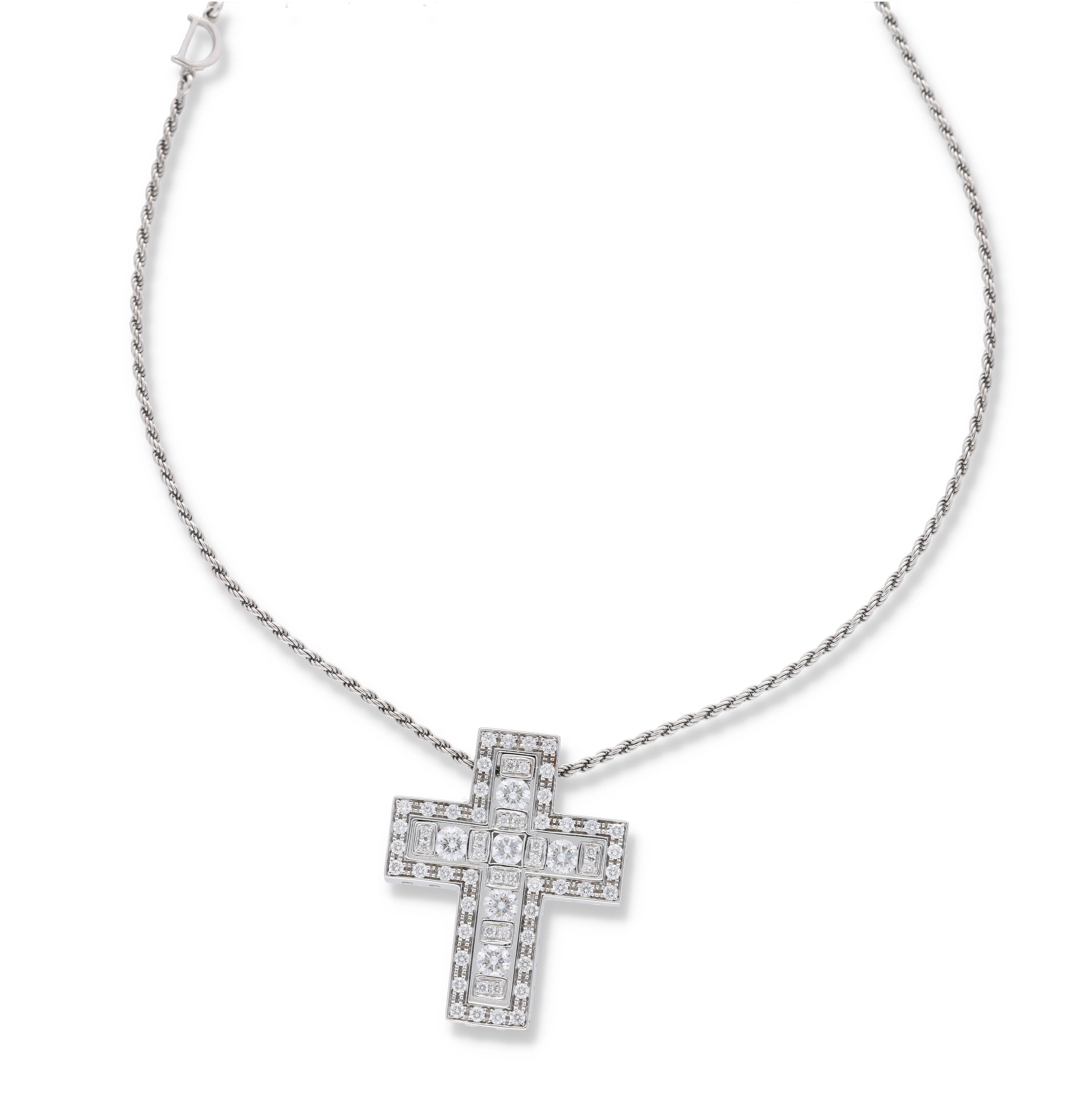 Damiani Brillantcollier zus. ca. 1,40 ct