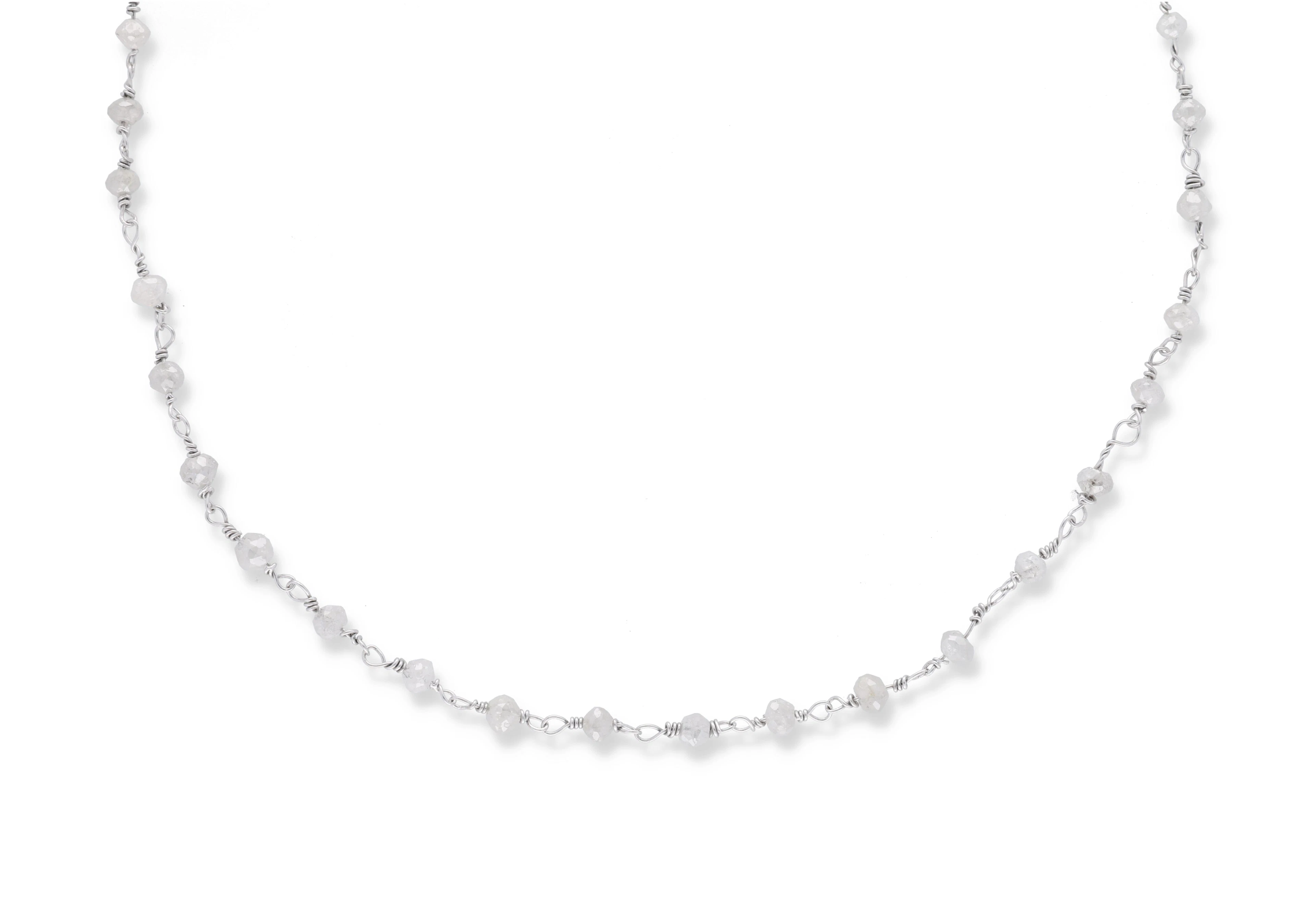 Diamant Halskette zus. ca. 7,50 ct