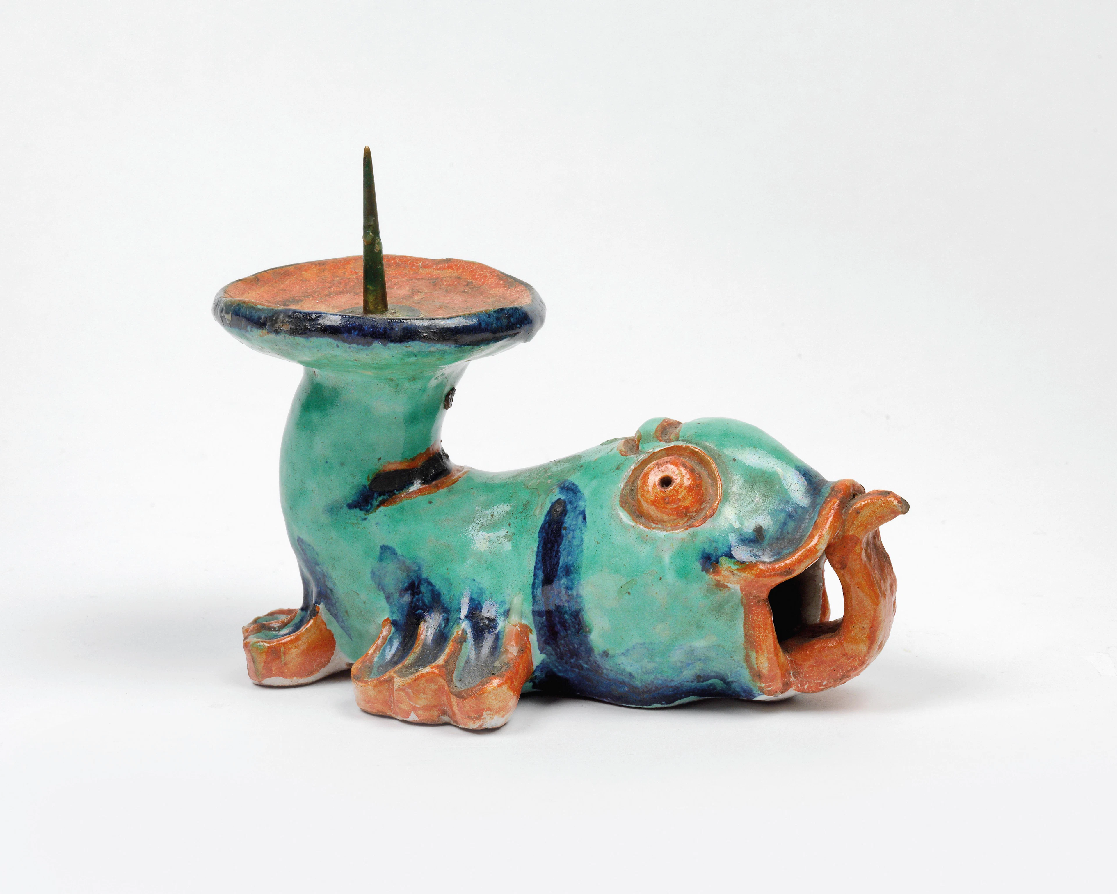 Vally Wieselthier, a candleholder in the shape of a fish, Wiener Werkstätte