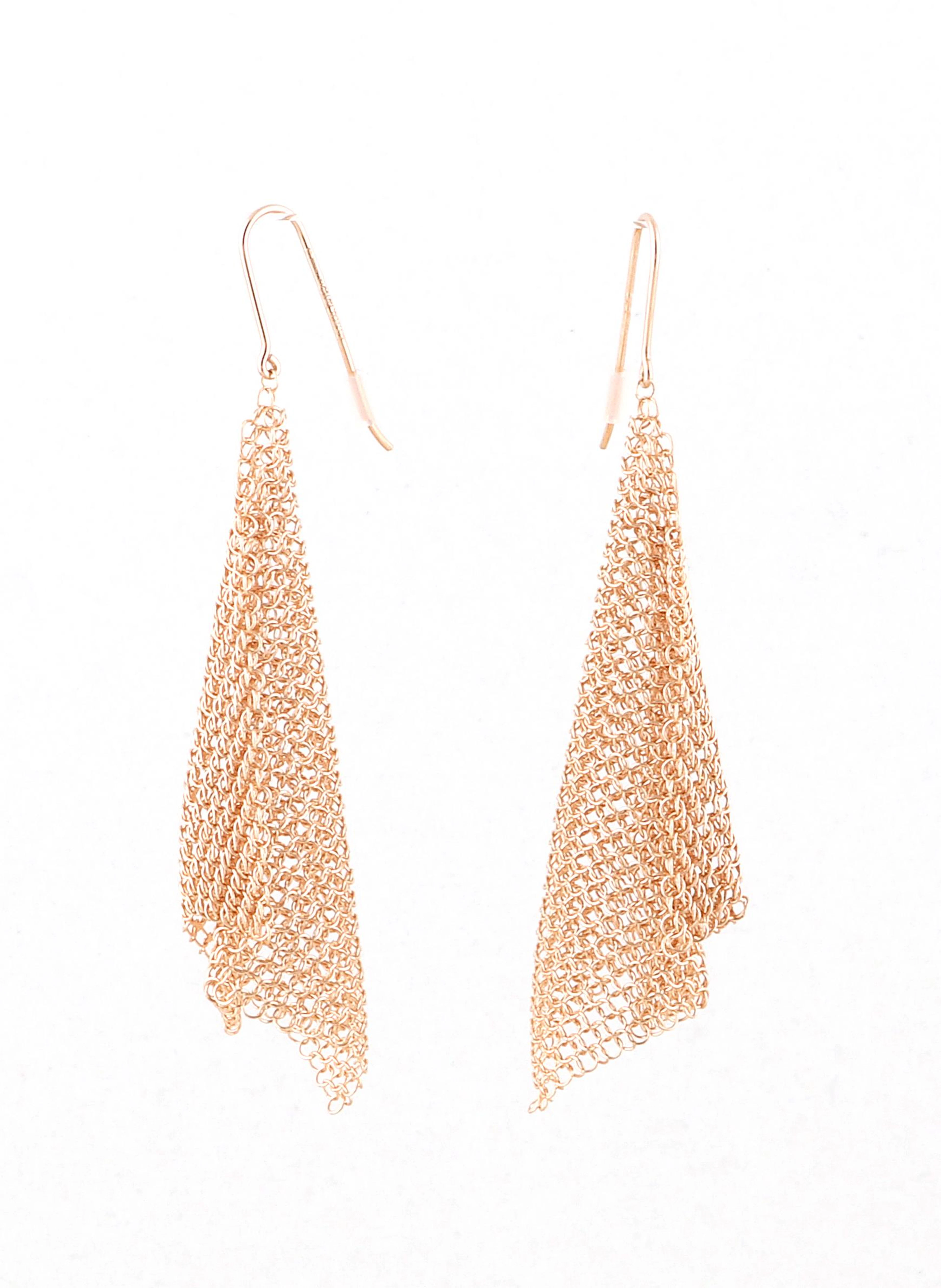 Tiffany & Co. Elsa Peretti Mesh Netzschal Ohrringe