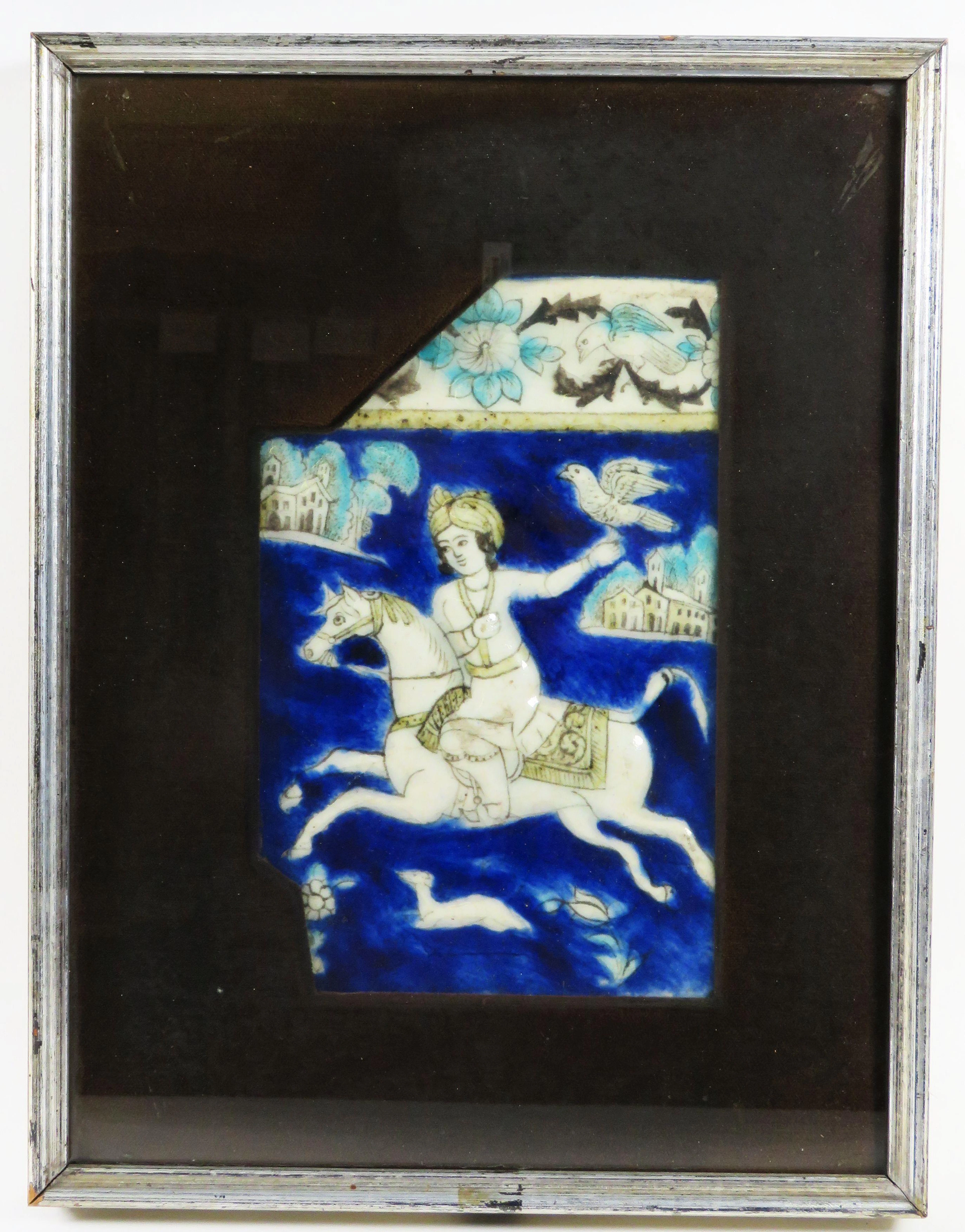 Fliesenfragment, Persisch 17./19. Jahrhundert?