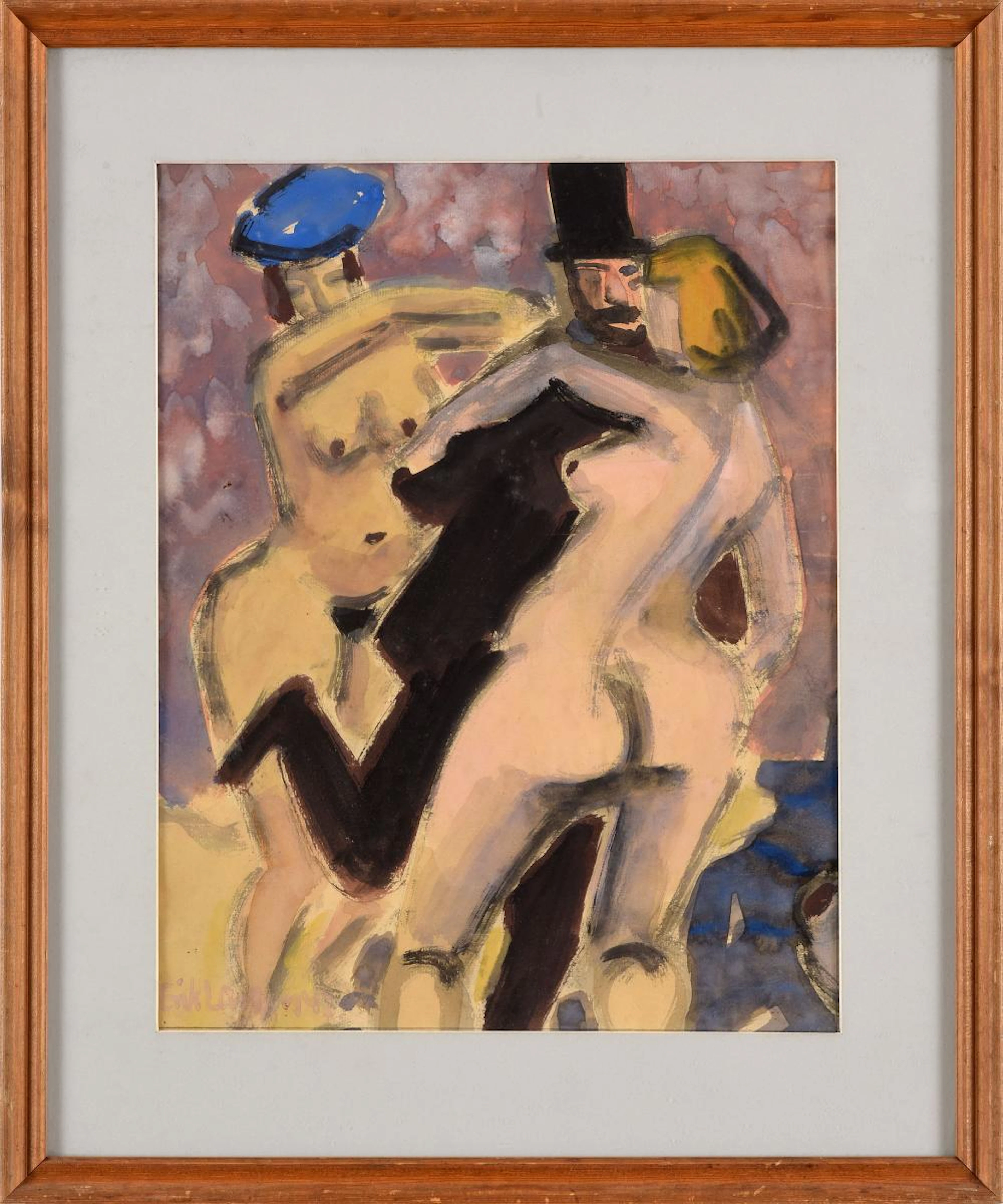 Gemälde und ein Aquarell