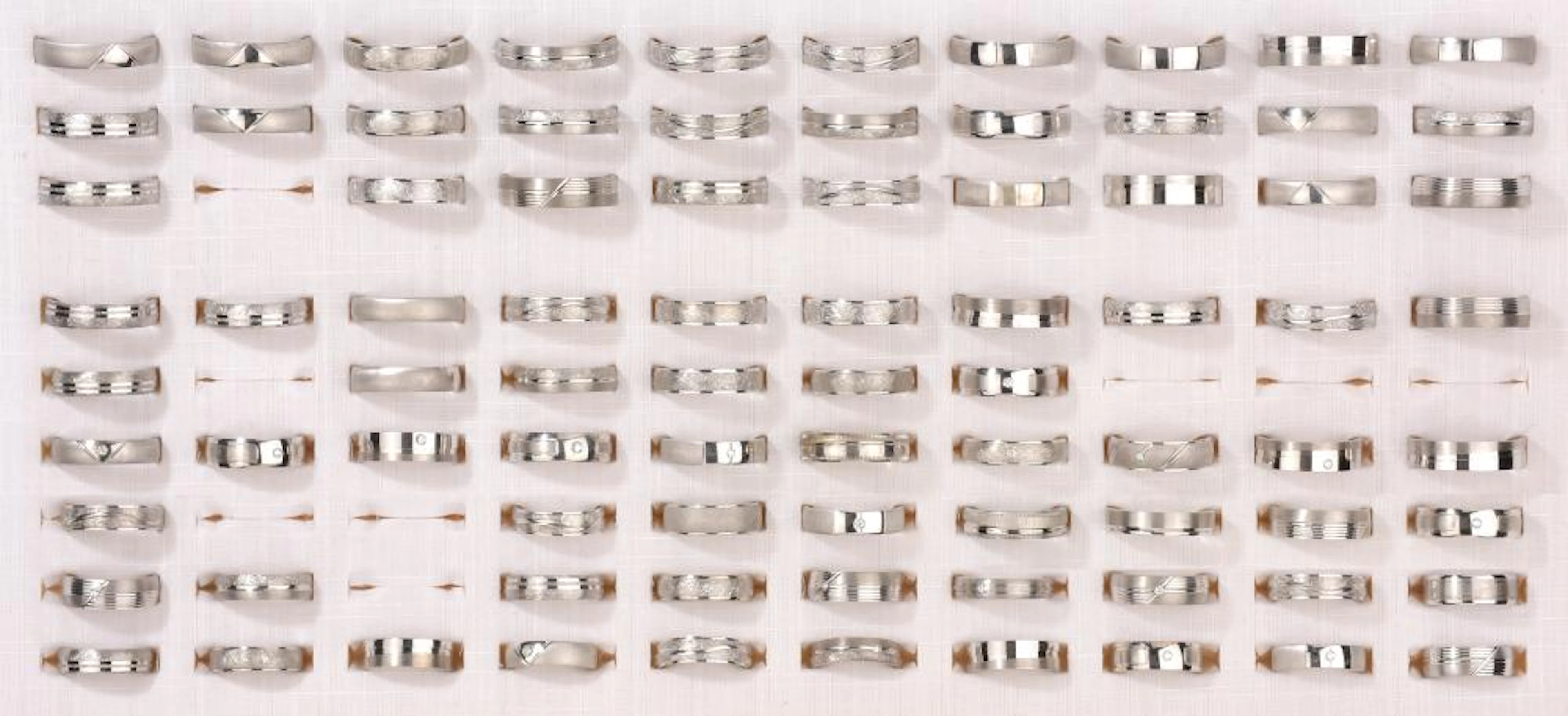 82 Freundschaftsringe, 925-Silber