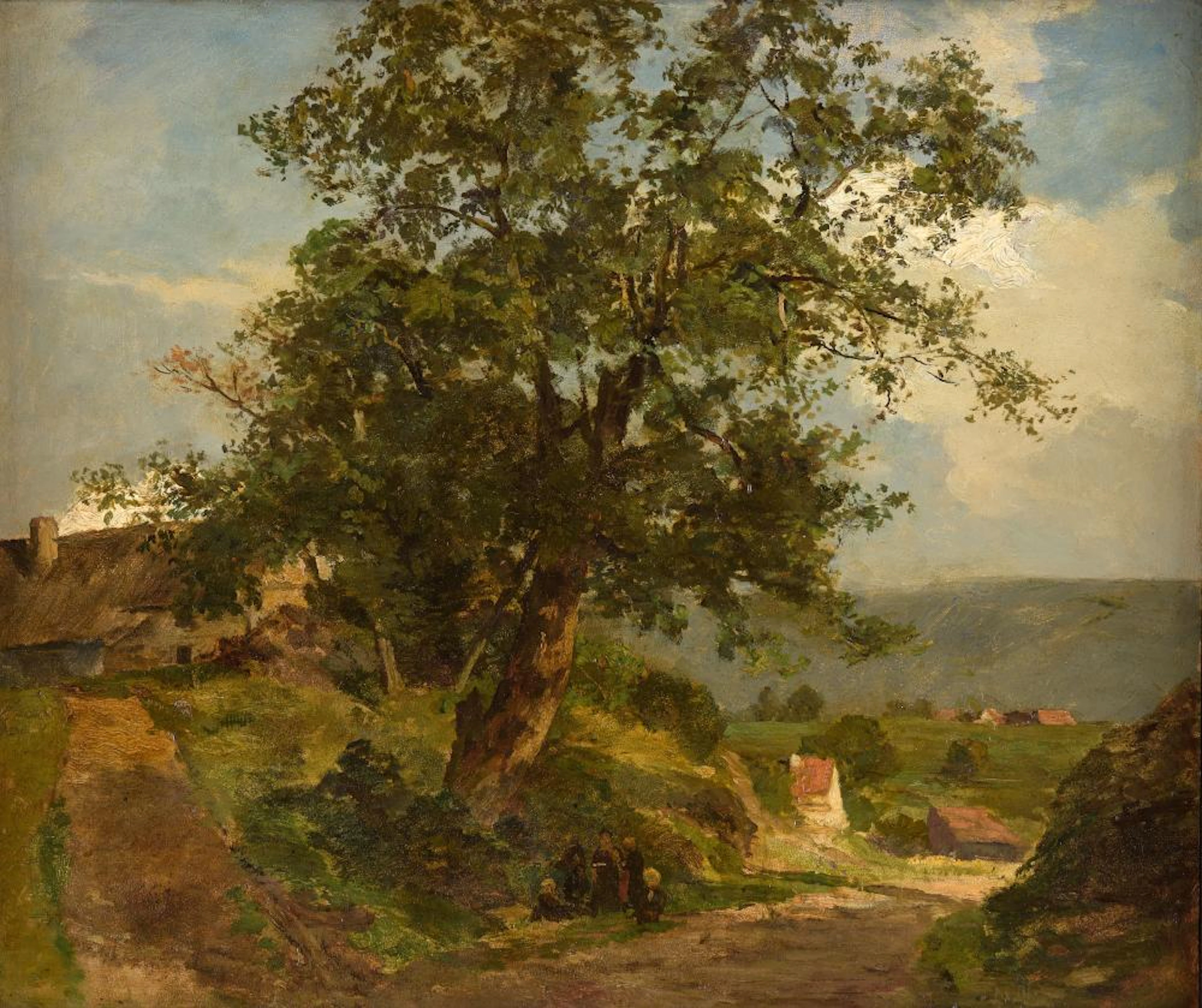 Sammlung von acht Gemälde