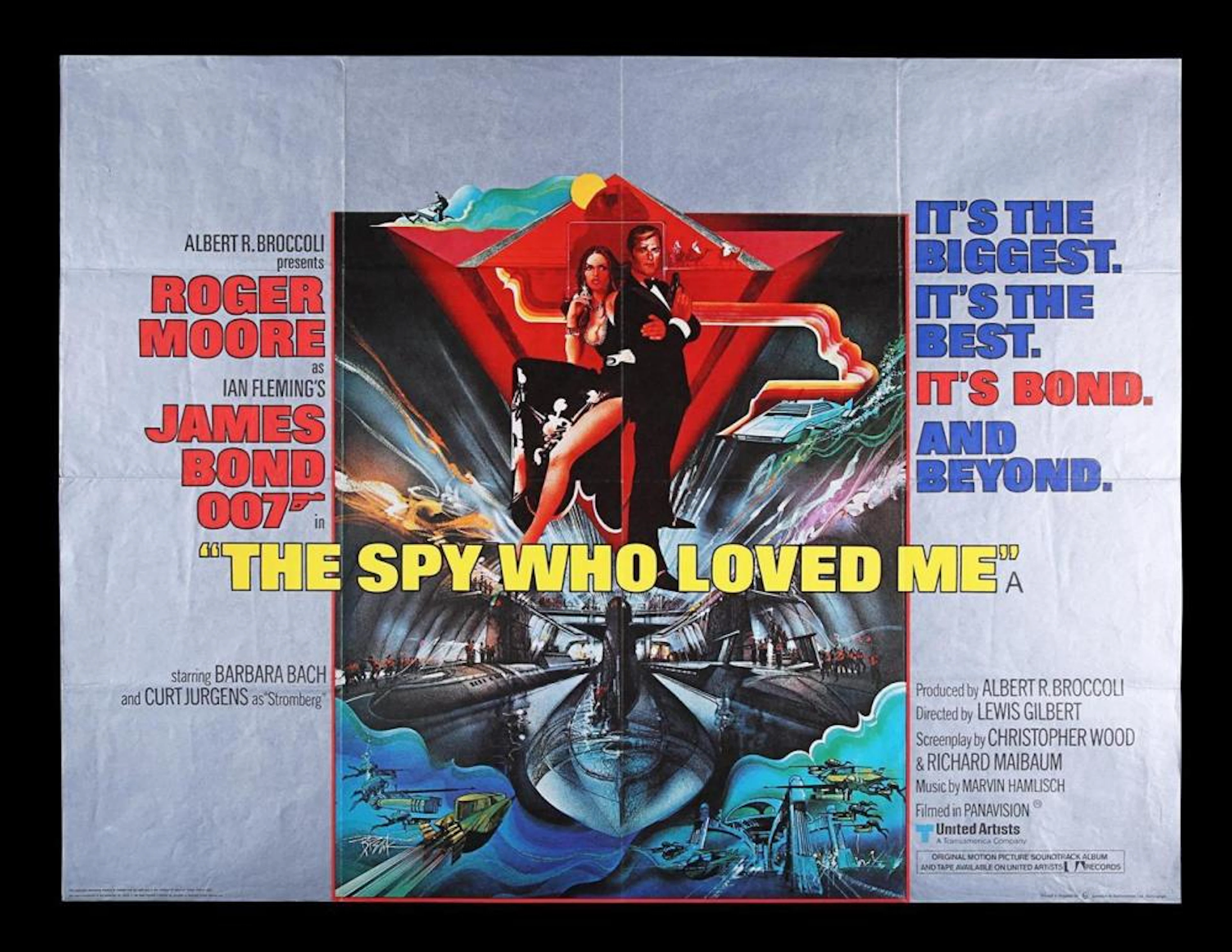 THE SPY WHO LOVED ME (1977) - UK Quad Poster, 1977