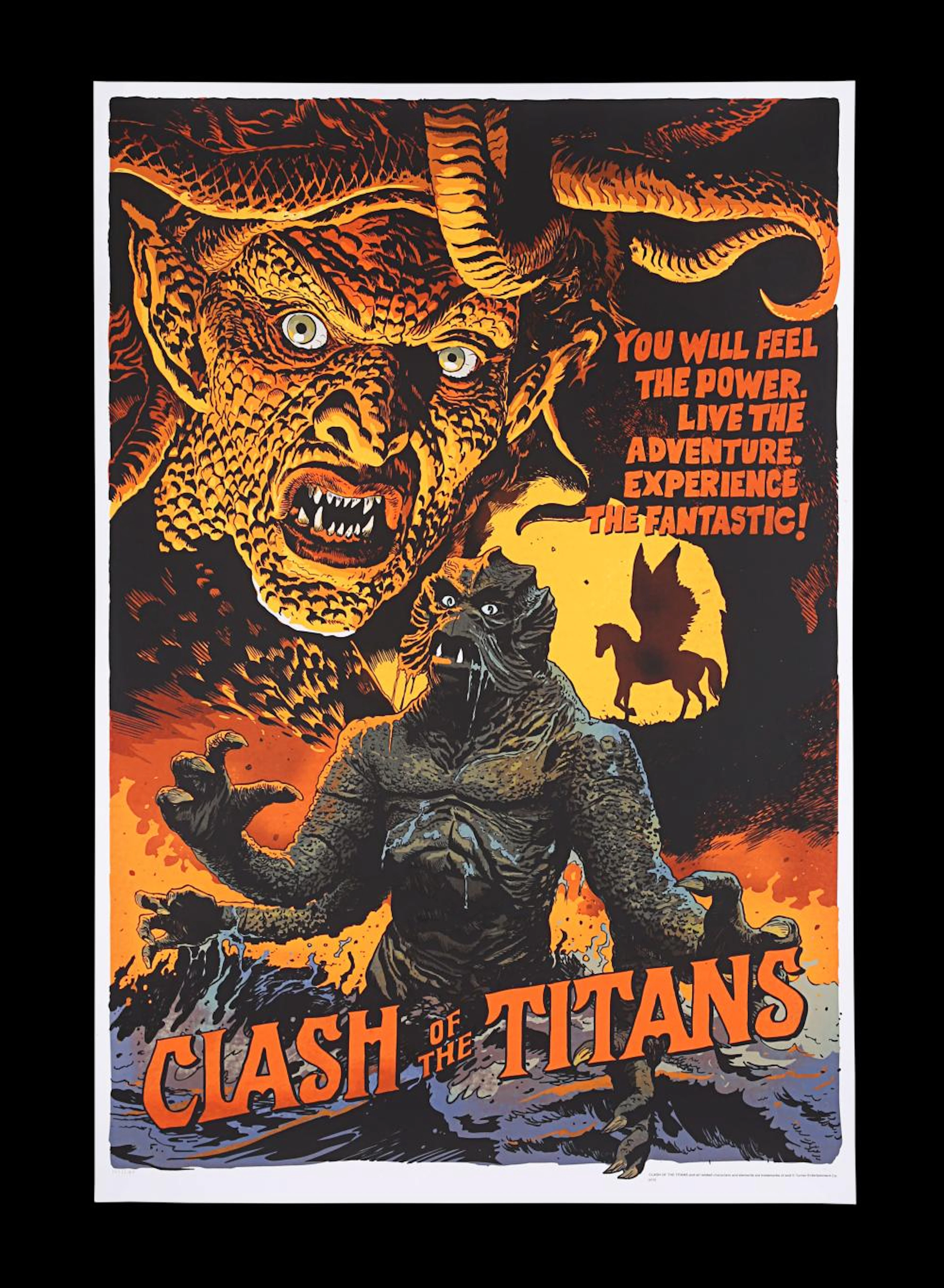 CLASH OF THE TITANS (1981) - Mondo Poster, 2014