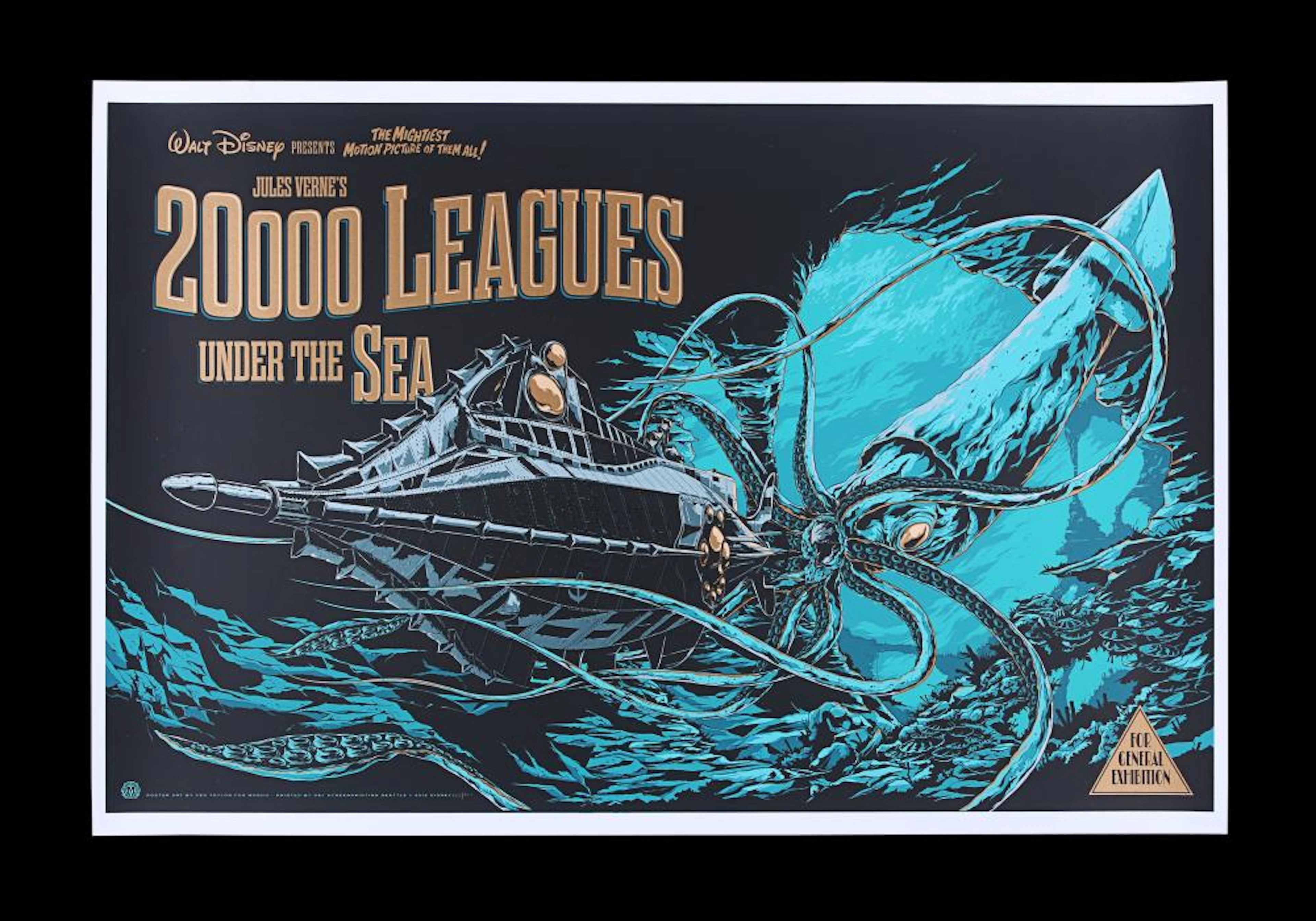 20,000 LEAGUES UNDER THE SEA - Mondo Poster, 2012