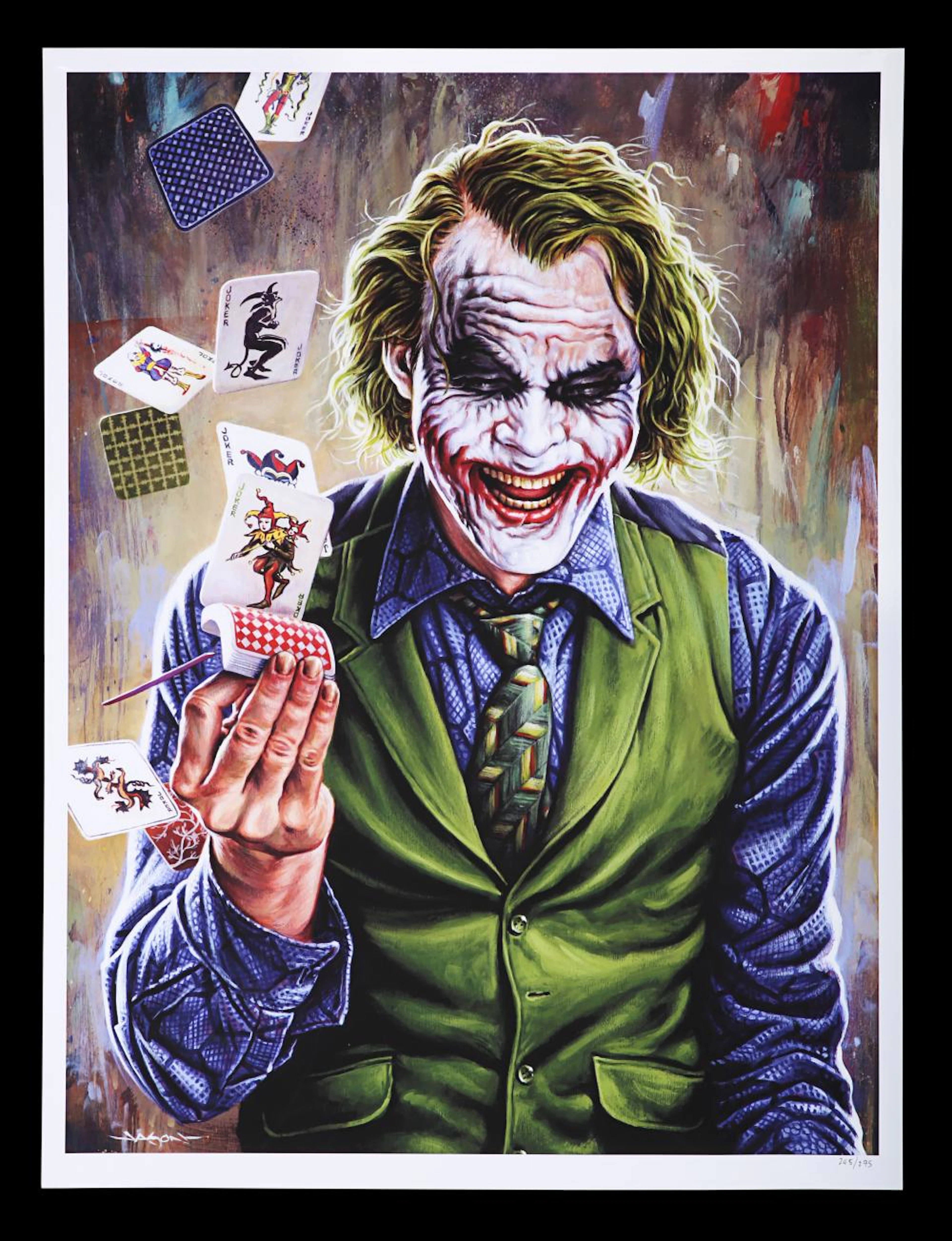 THE DARK KNIGHT (2008) - Mondo Poster - Joker (Heath Ledger), 2014