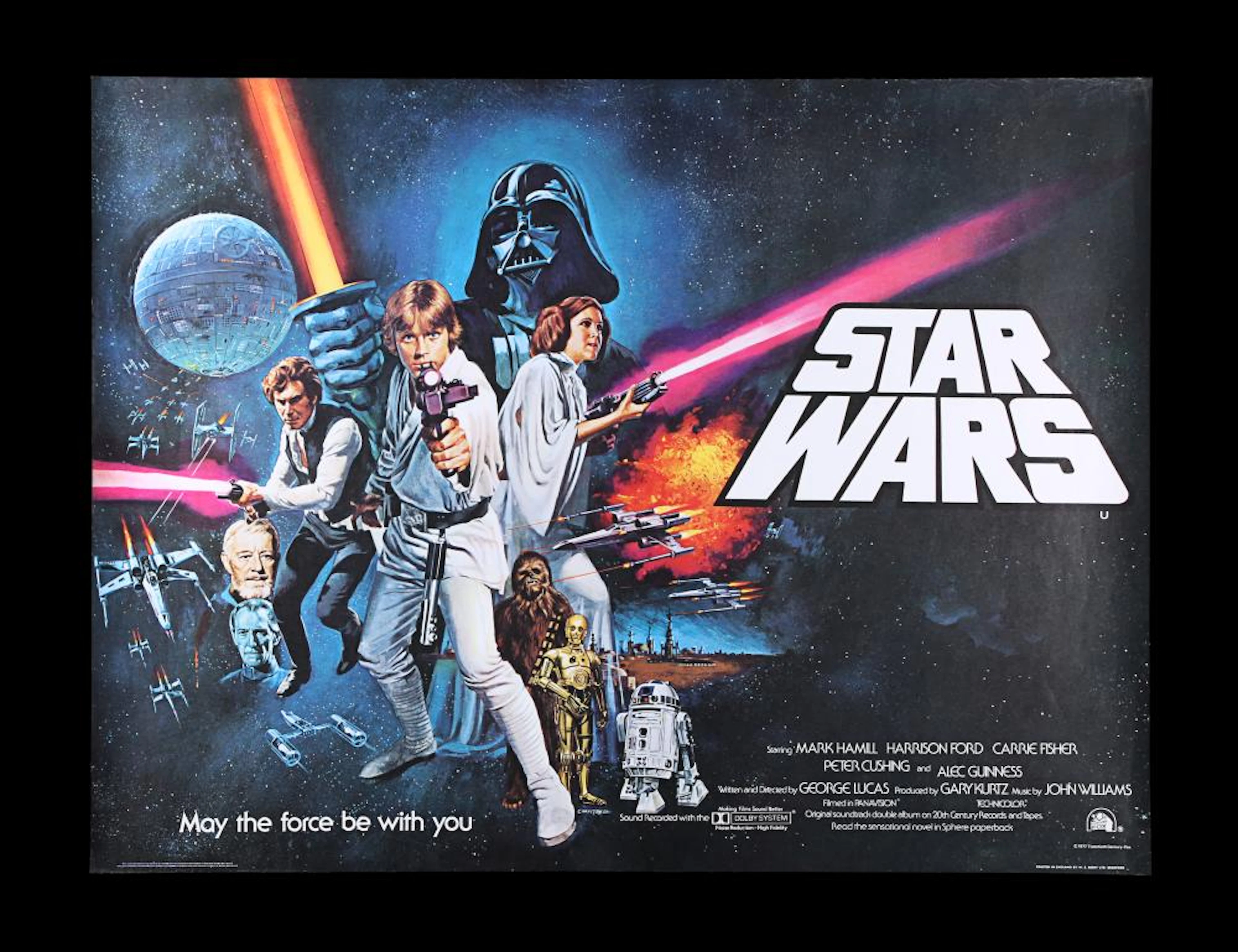 STAR WARS: A NEW HOPE (1977) - UK Quad "Non-Oscars®" Poster, 1977