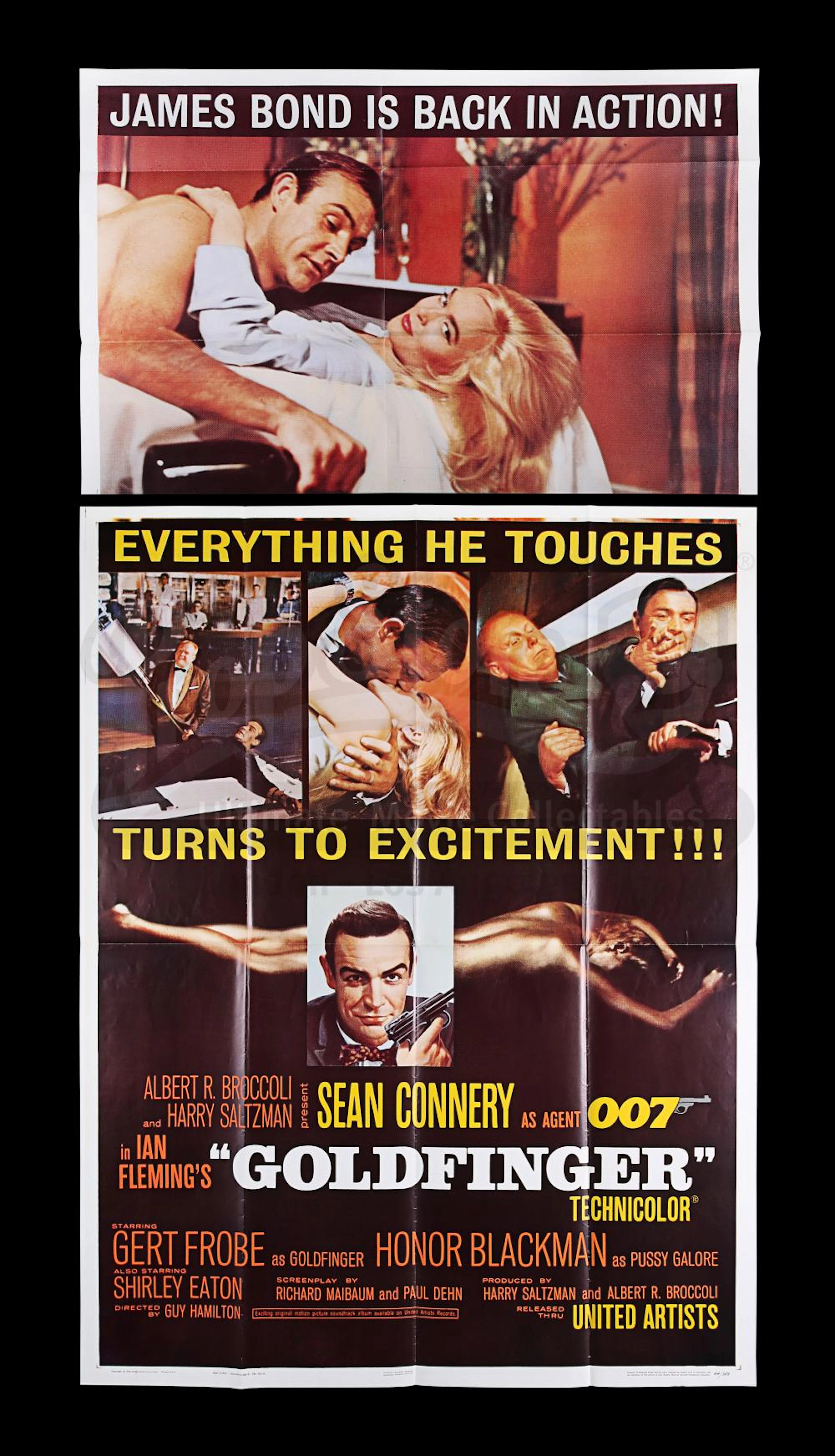 GOLDFINGER (1964) - Carter-Jones Collection: US Three Sheet Poster, 1964
