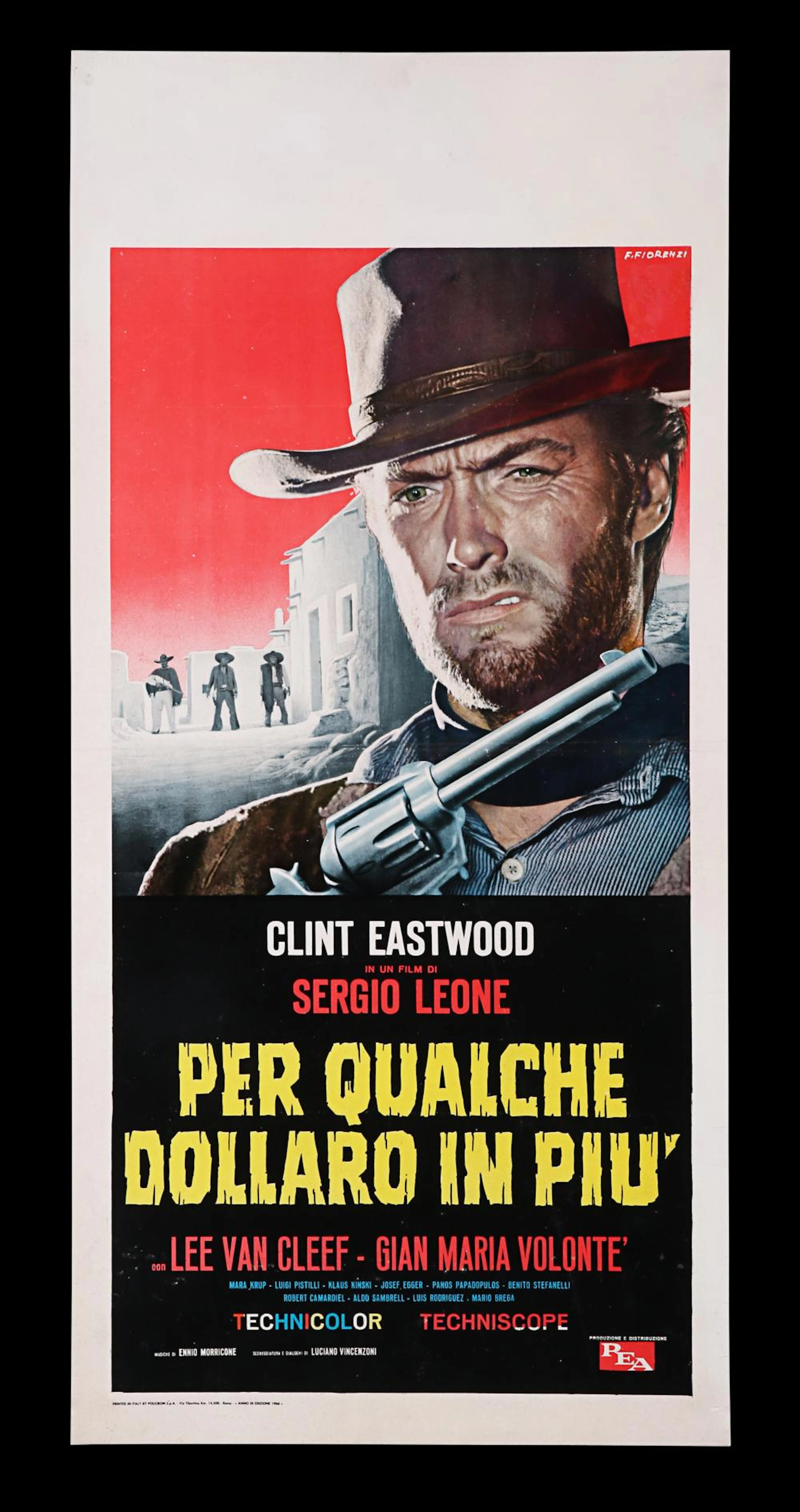 FOR A FEW DOLLARS MORE (1965) - Italian Locandina, 1965