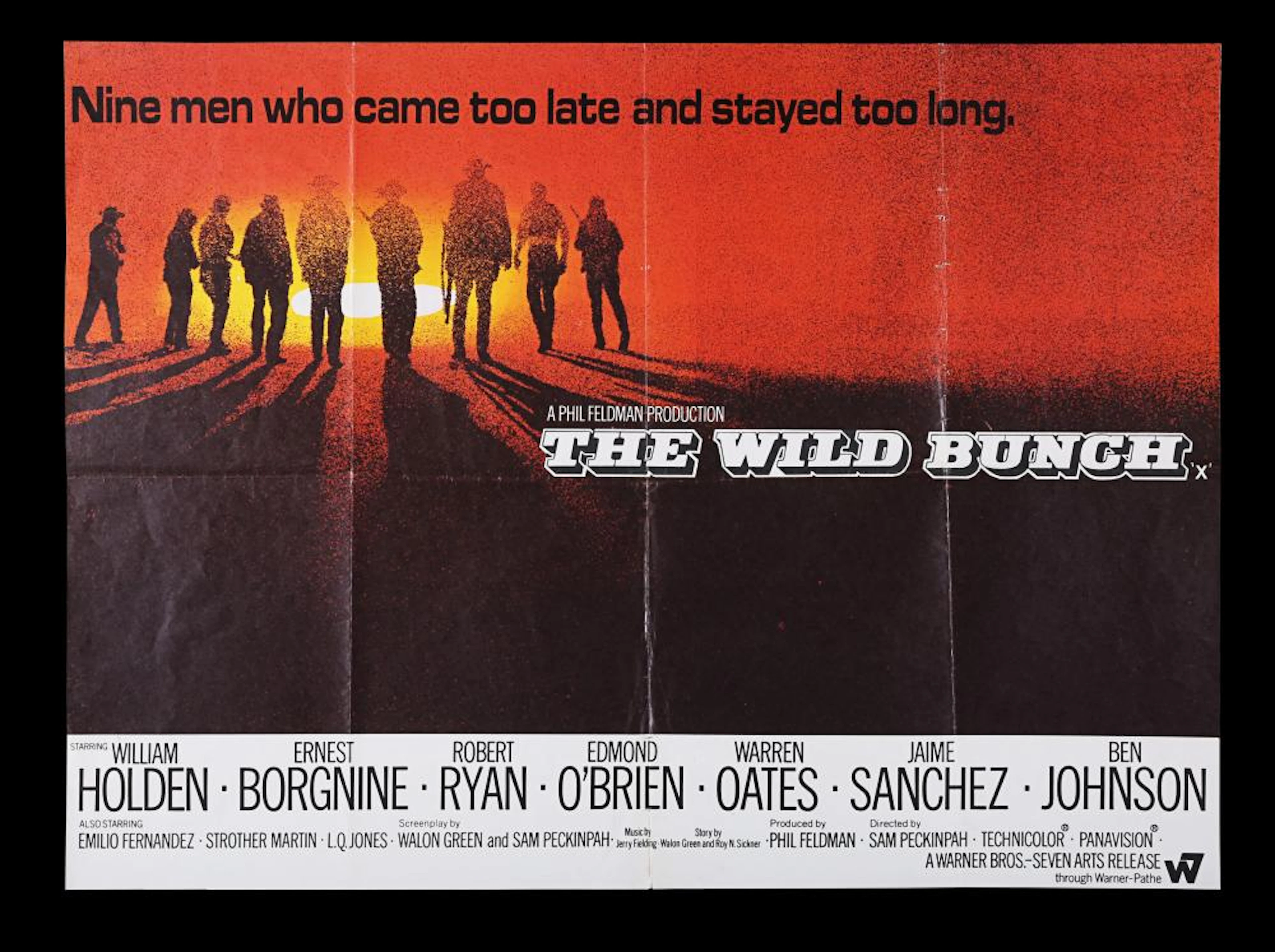 THE WILD BUNCH (1969) - UK Quad Poster, 1969