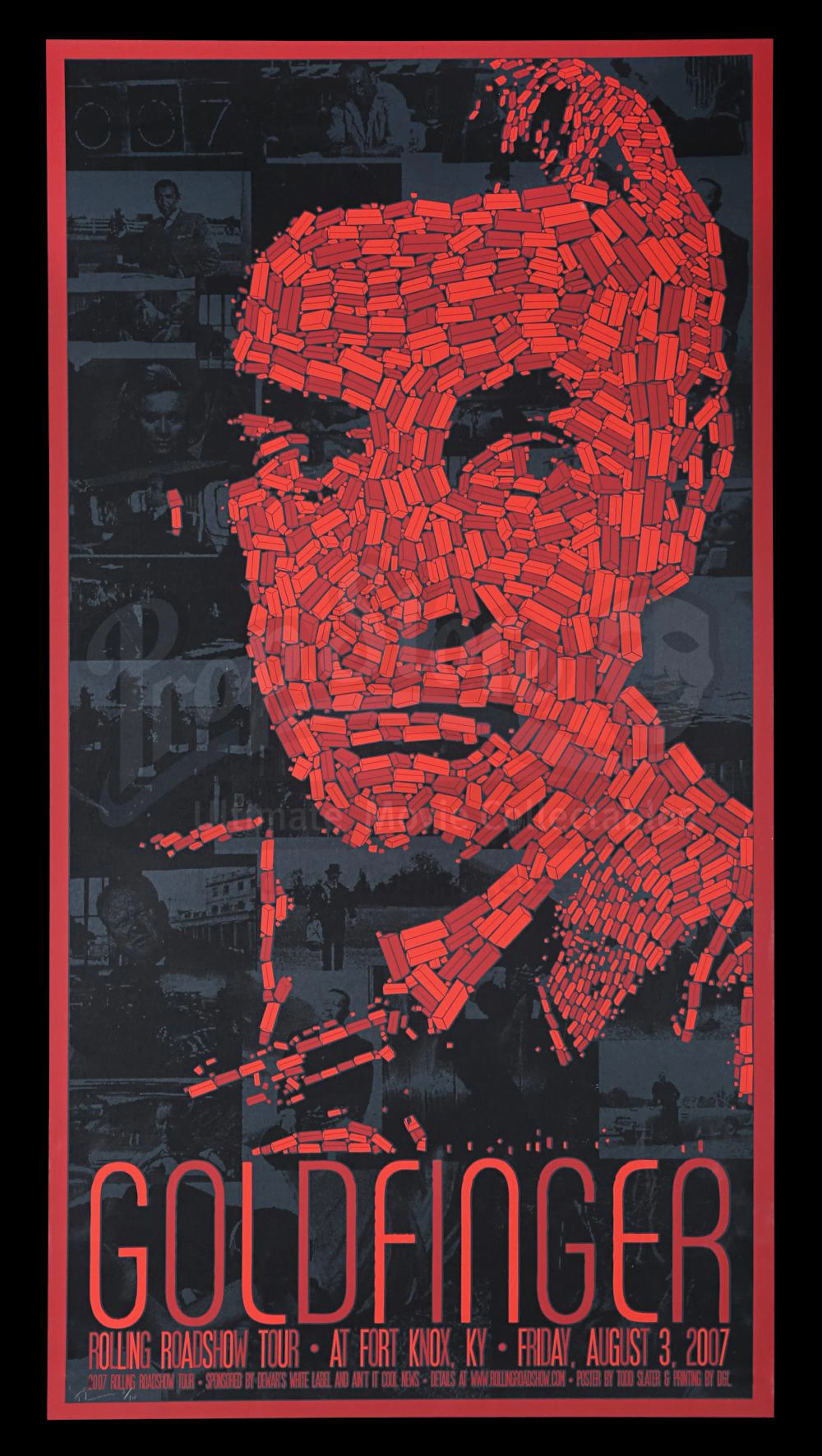 GOLDFINGER (1964) - Carter-Jones Collection: Variant Mondo Poster, 2007