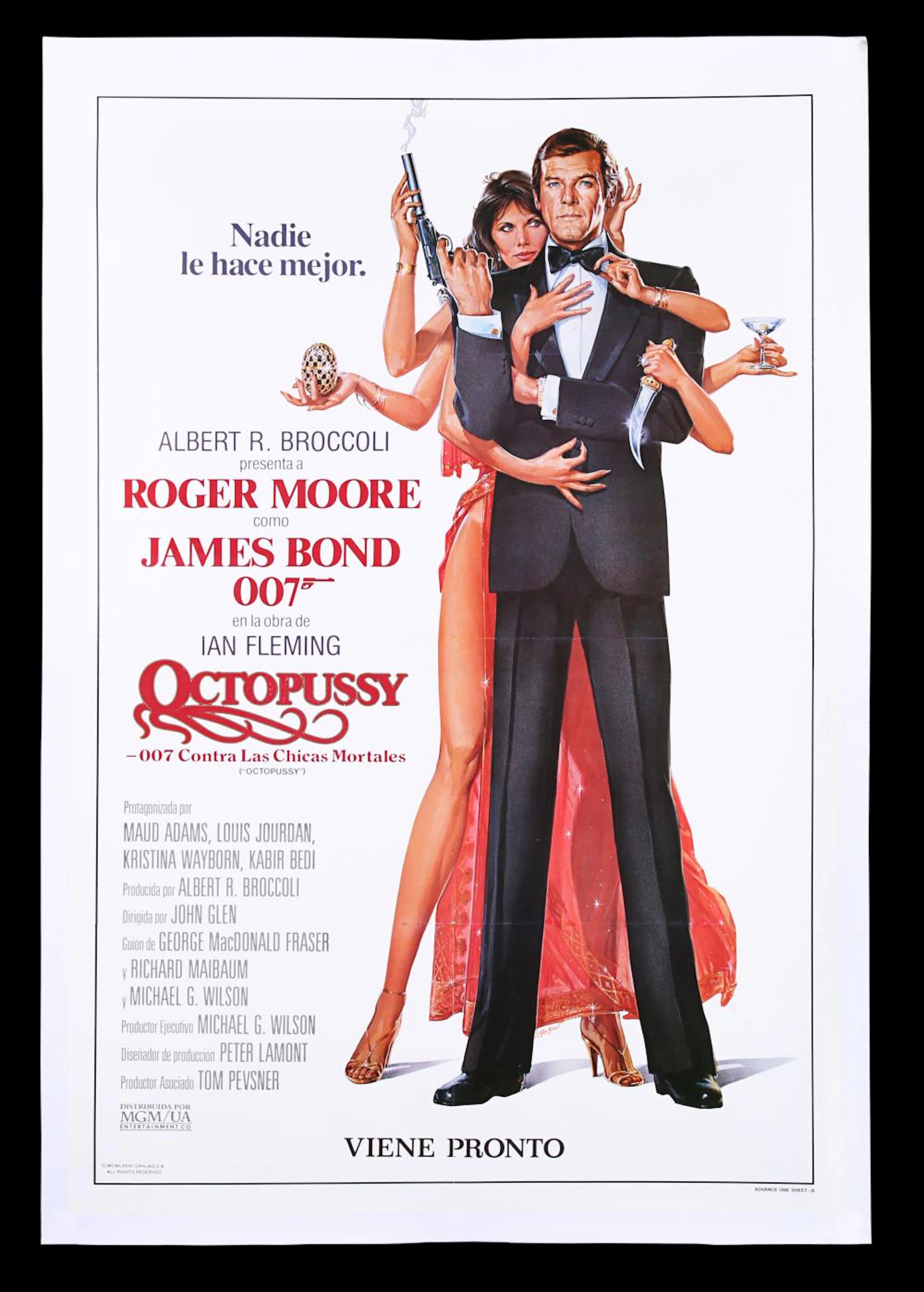 OCTOPUSSY (1983) - US One-Sheet "Spanish" Advance Poster, 1983