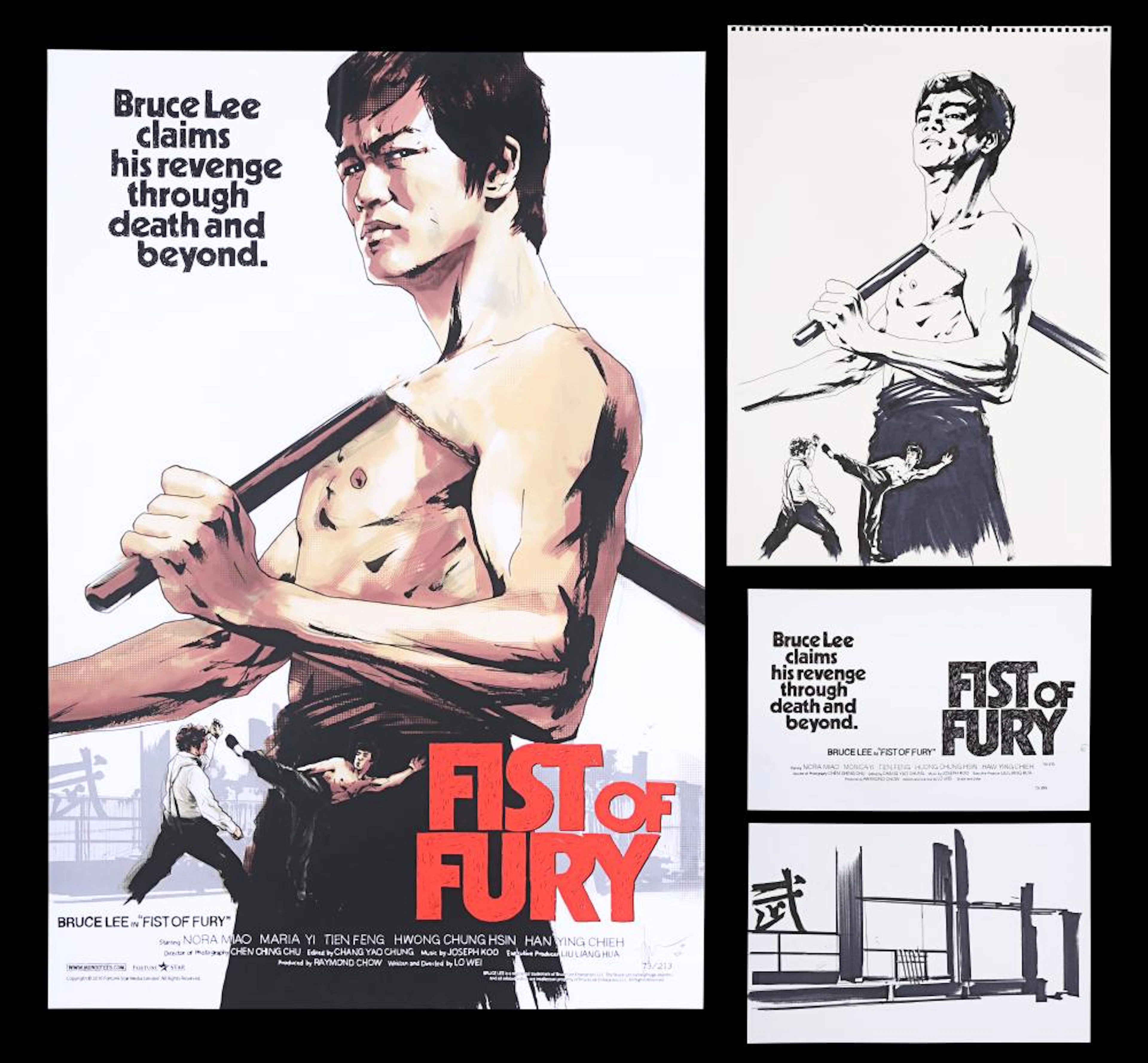 FIST OF FURY (1972) - Jock Collection: Mondo Poster, 2019