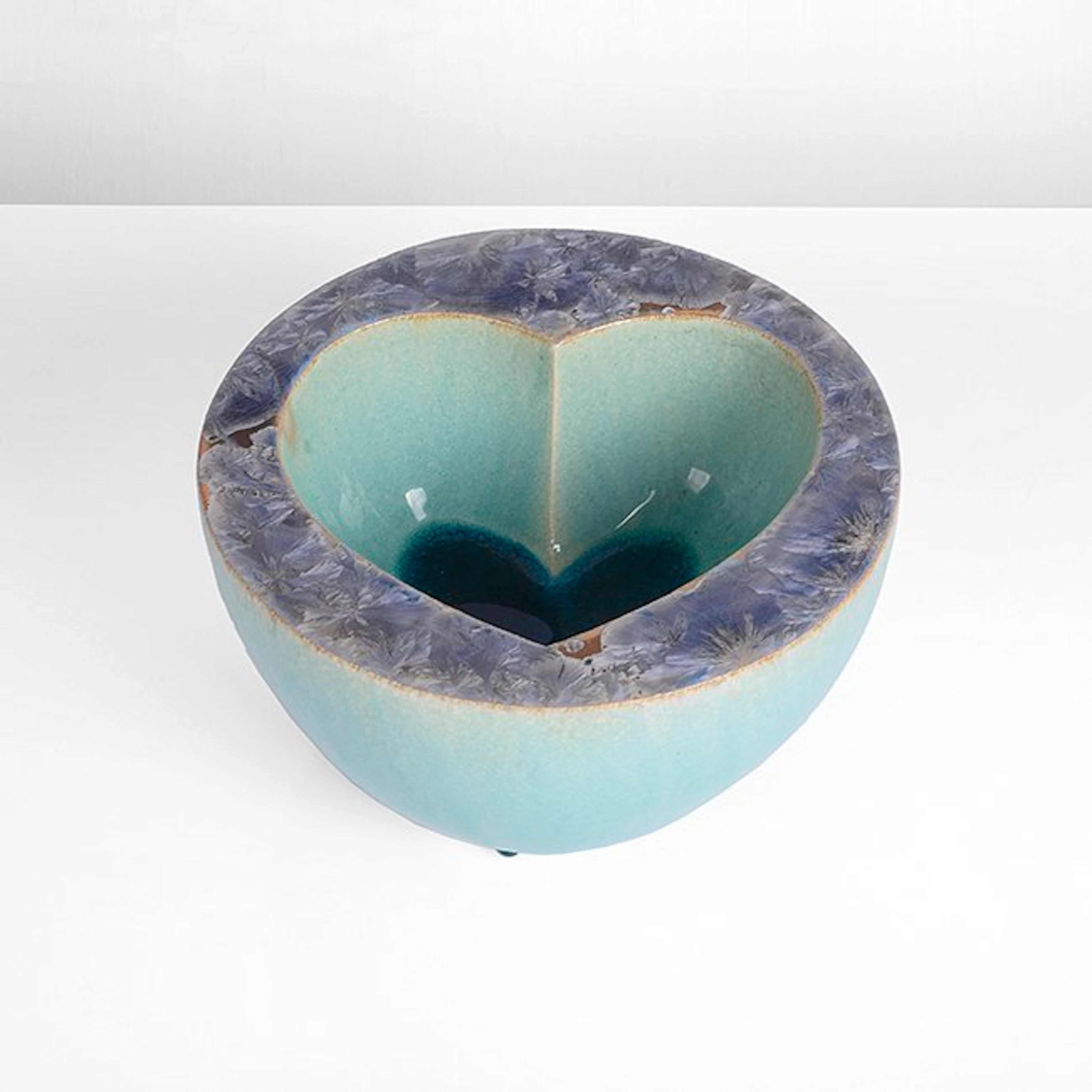 KATE MALONE - Sliced Heart Bowl, circa 2002