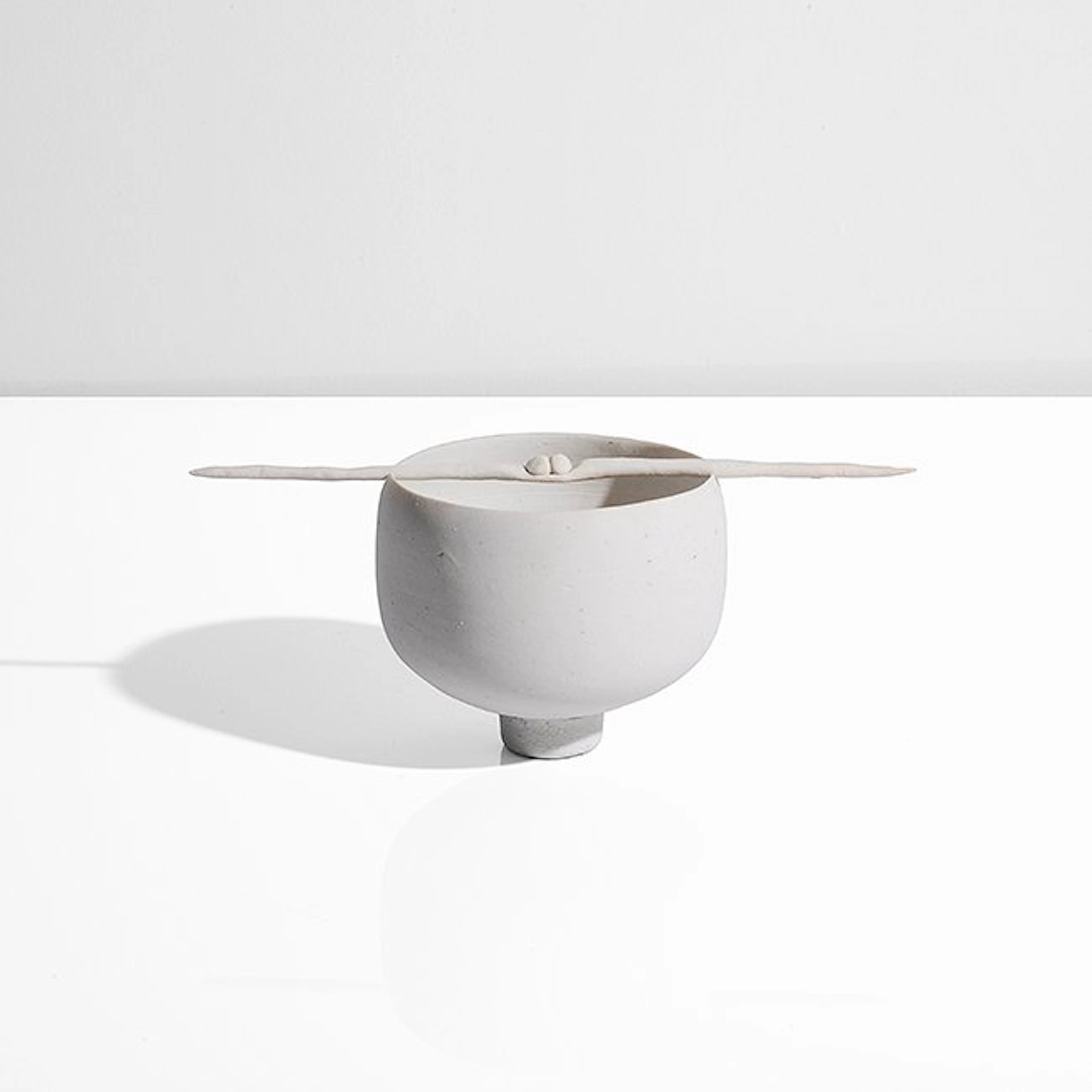 Ruth Duckworth (American, 1919-2009), Untitled; Footed Bowl with Blade