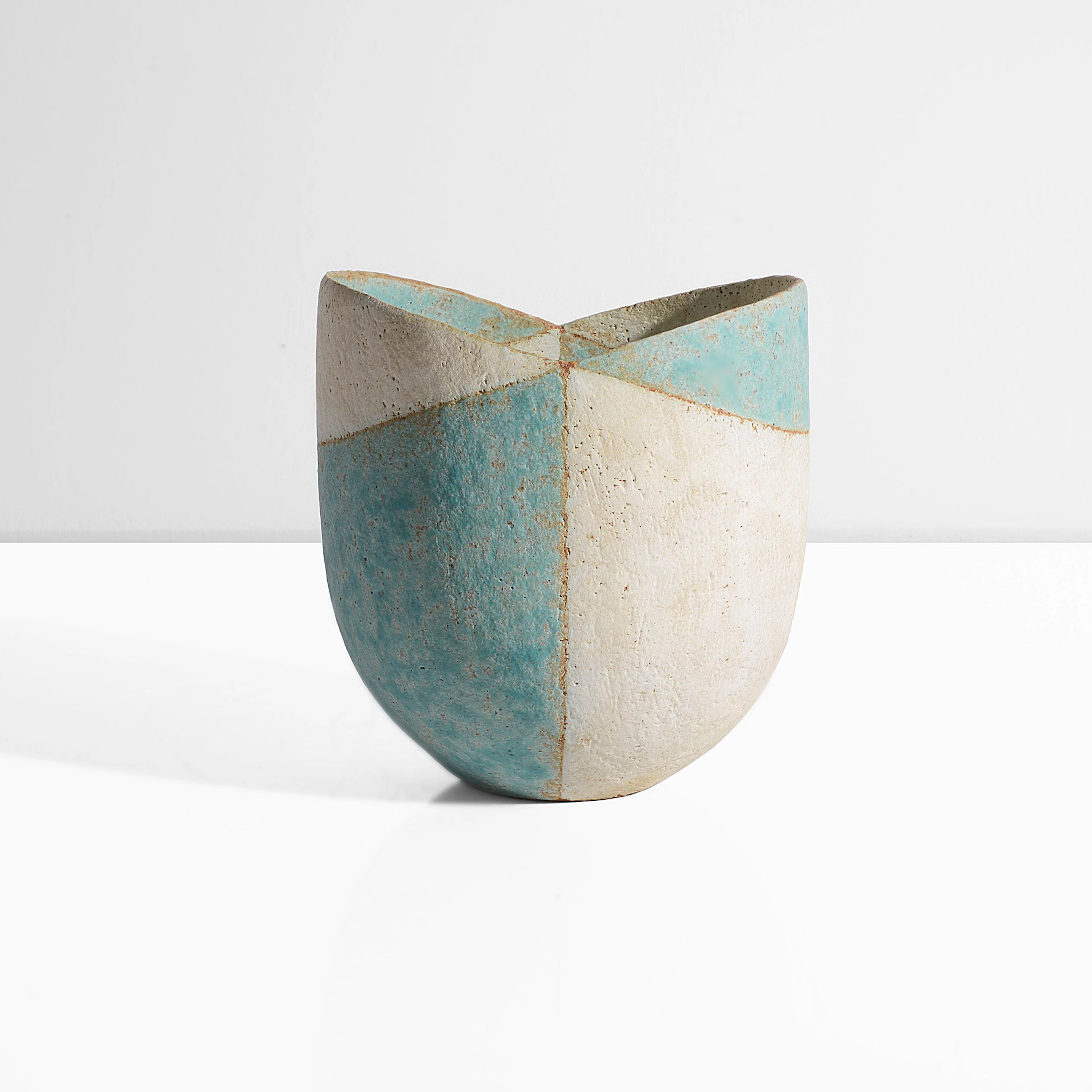 John Ward (British, 1938-2023), Pot with Cut Rim, 1999